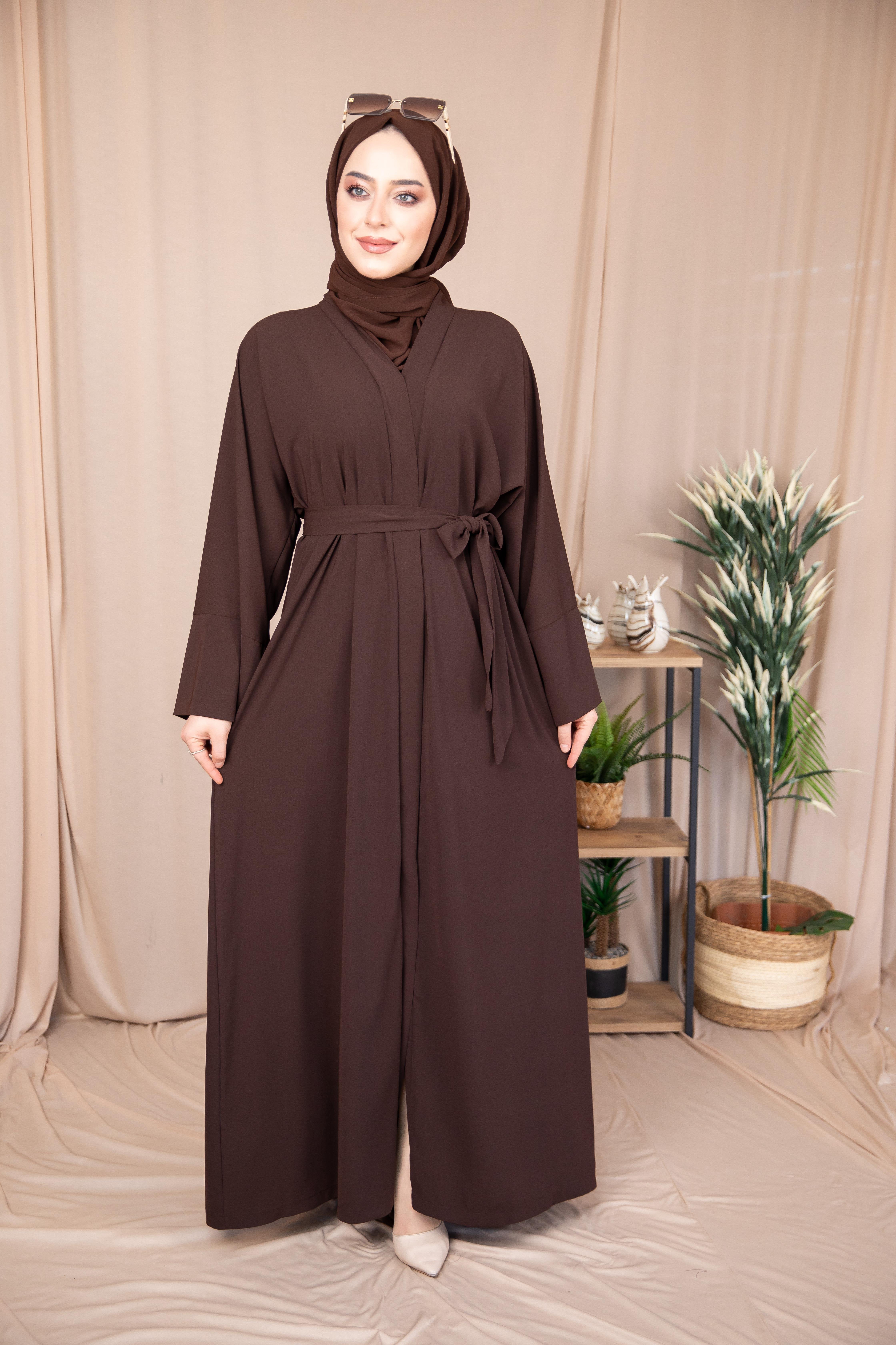 Düz Abaya - Acı Kahve