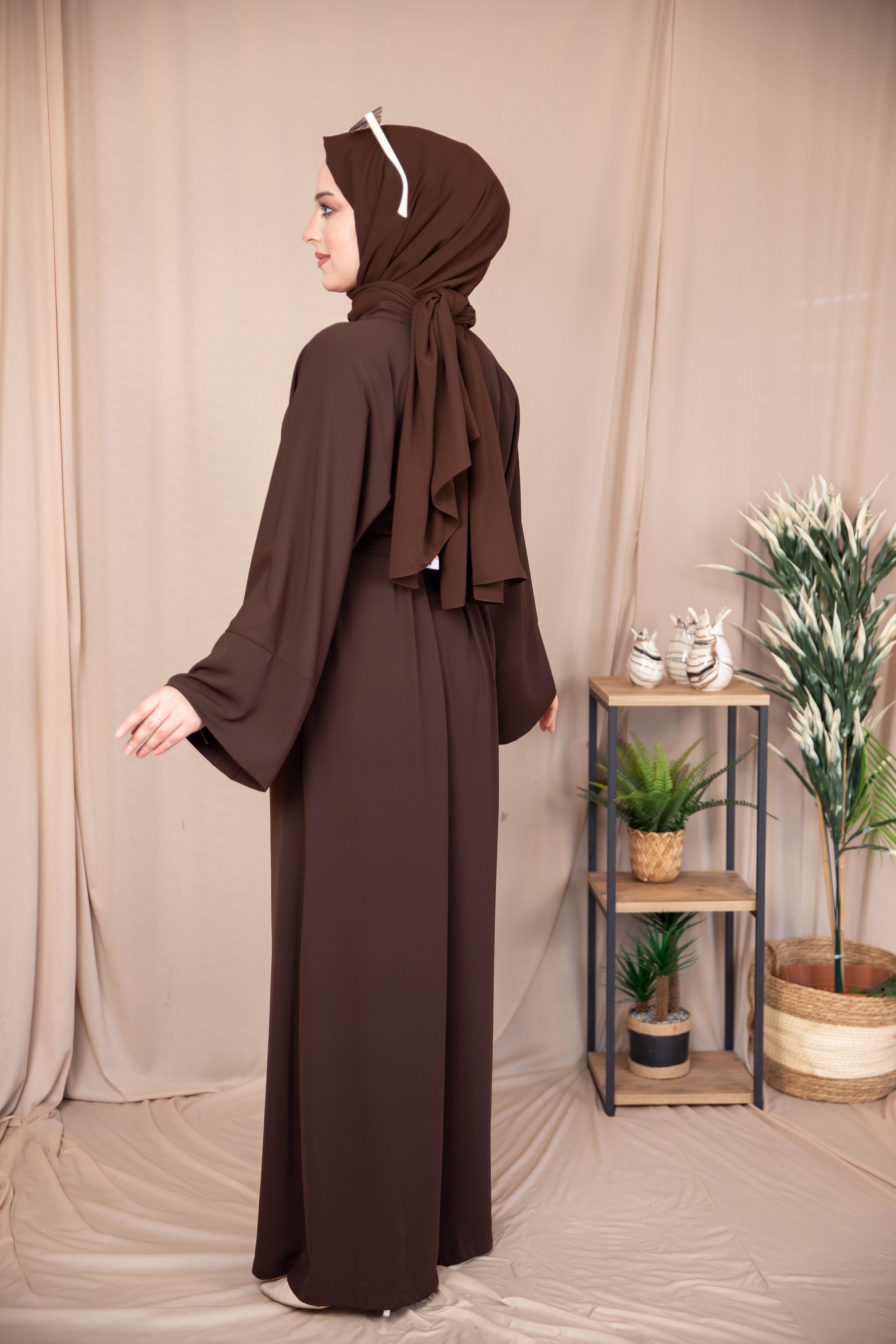 Düz Abaya - Acı Kahve