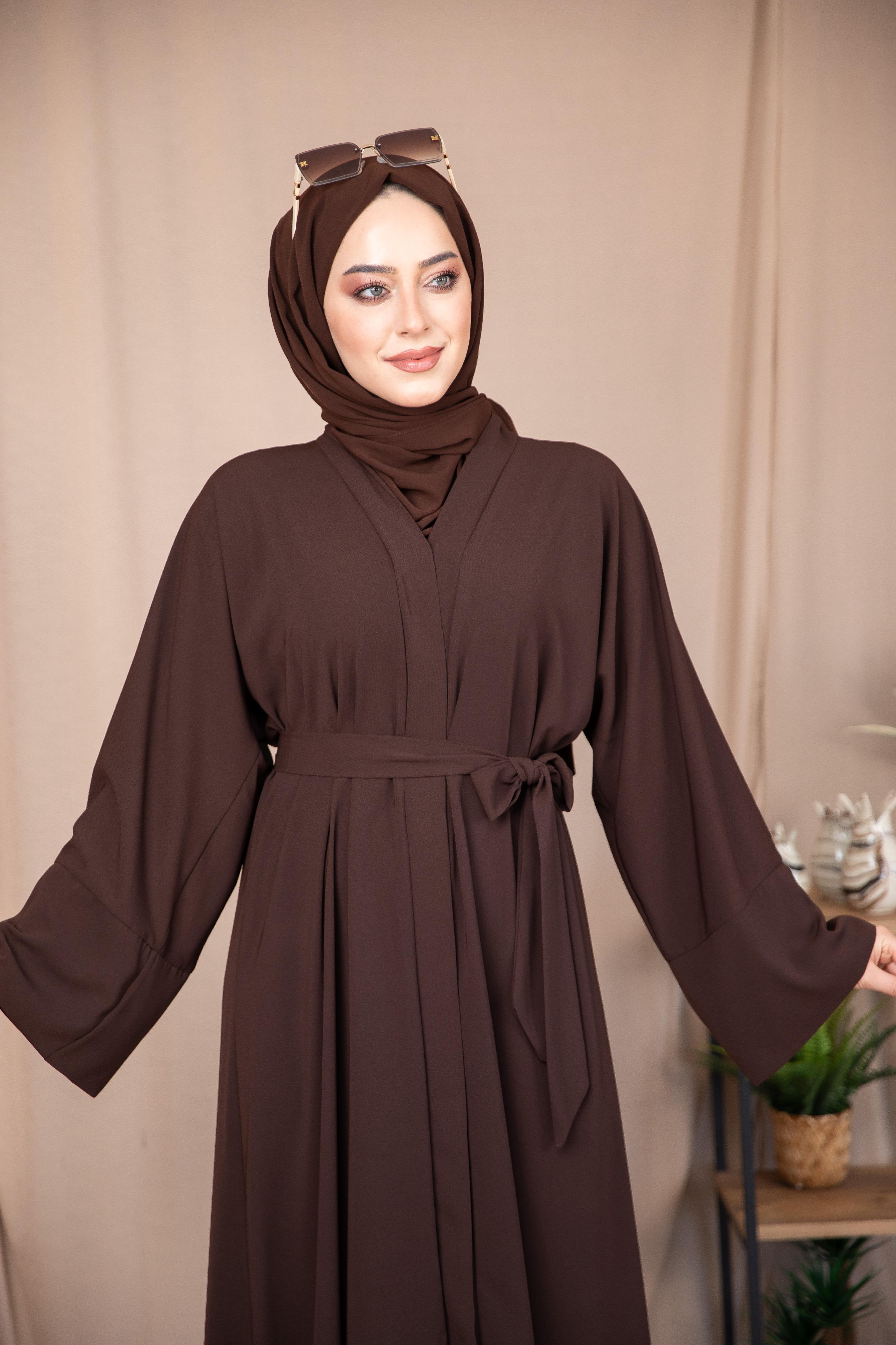 Düz Abaya - Acı Kahve