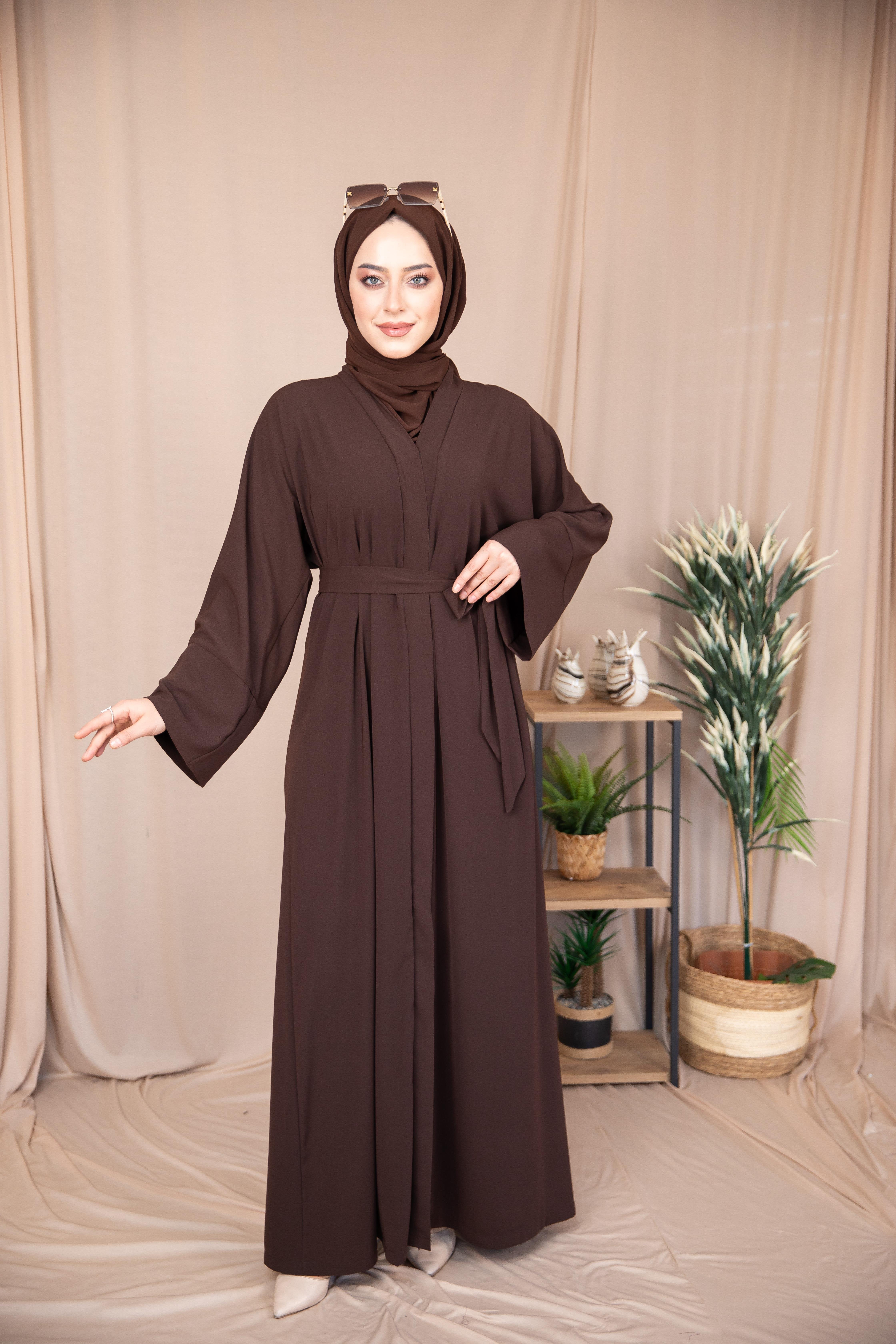 Düz Abaya - Acı Kahve
