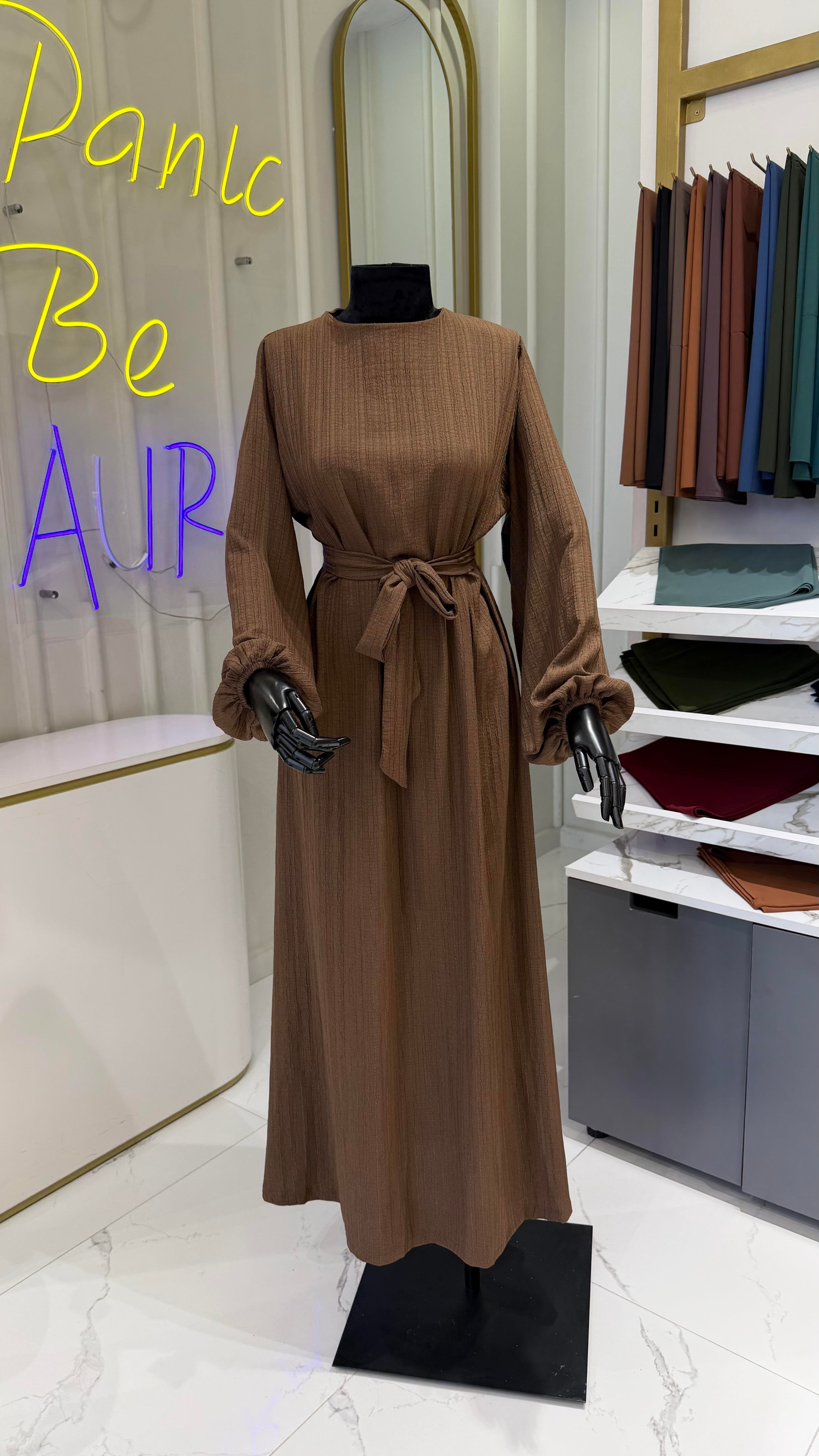 MİRA ELBİSE -ACI KAHVE