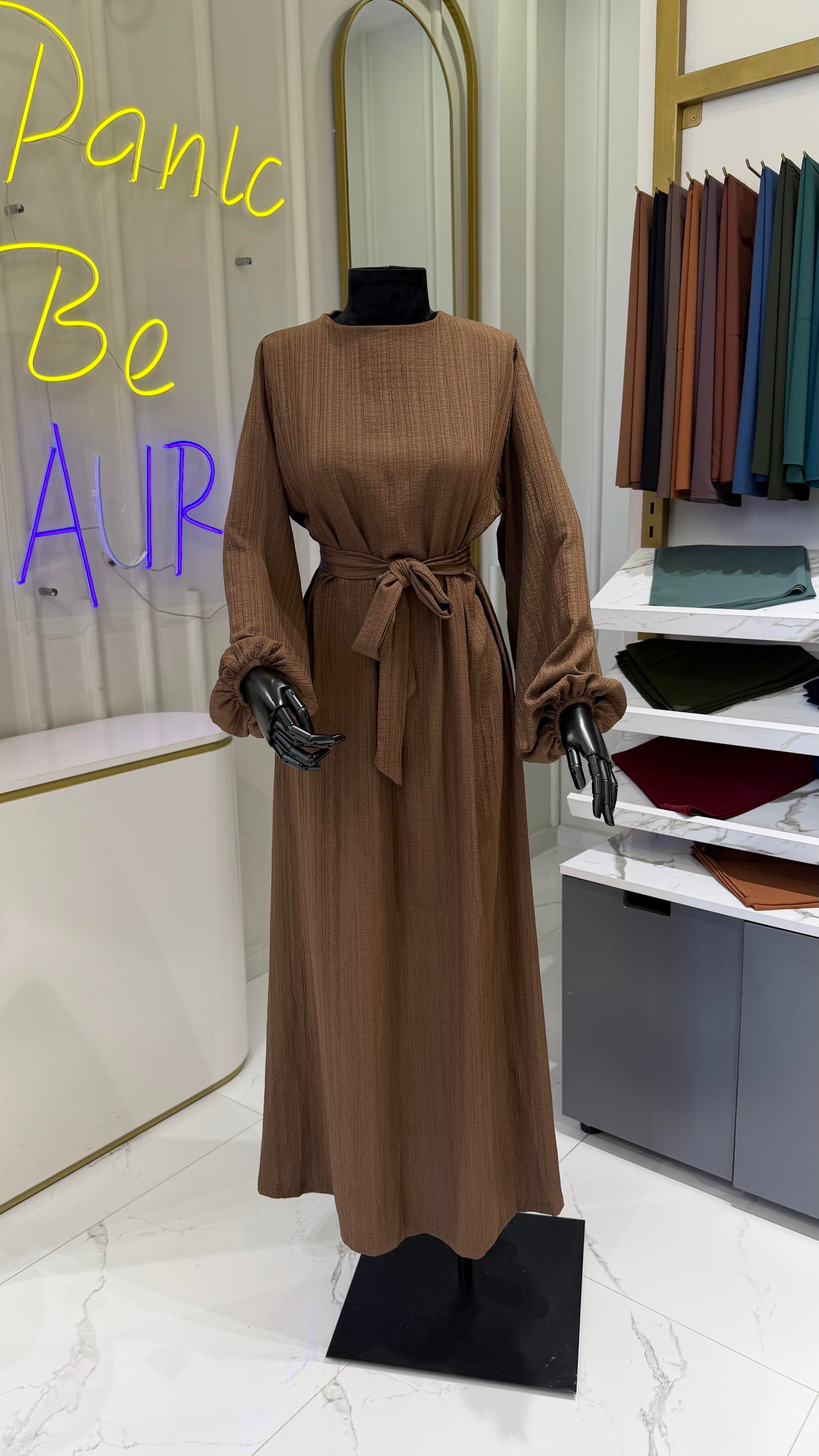 MİRA ELBİSE -ACI KAHVE