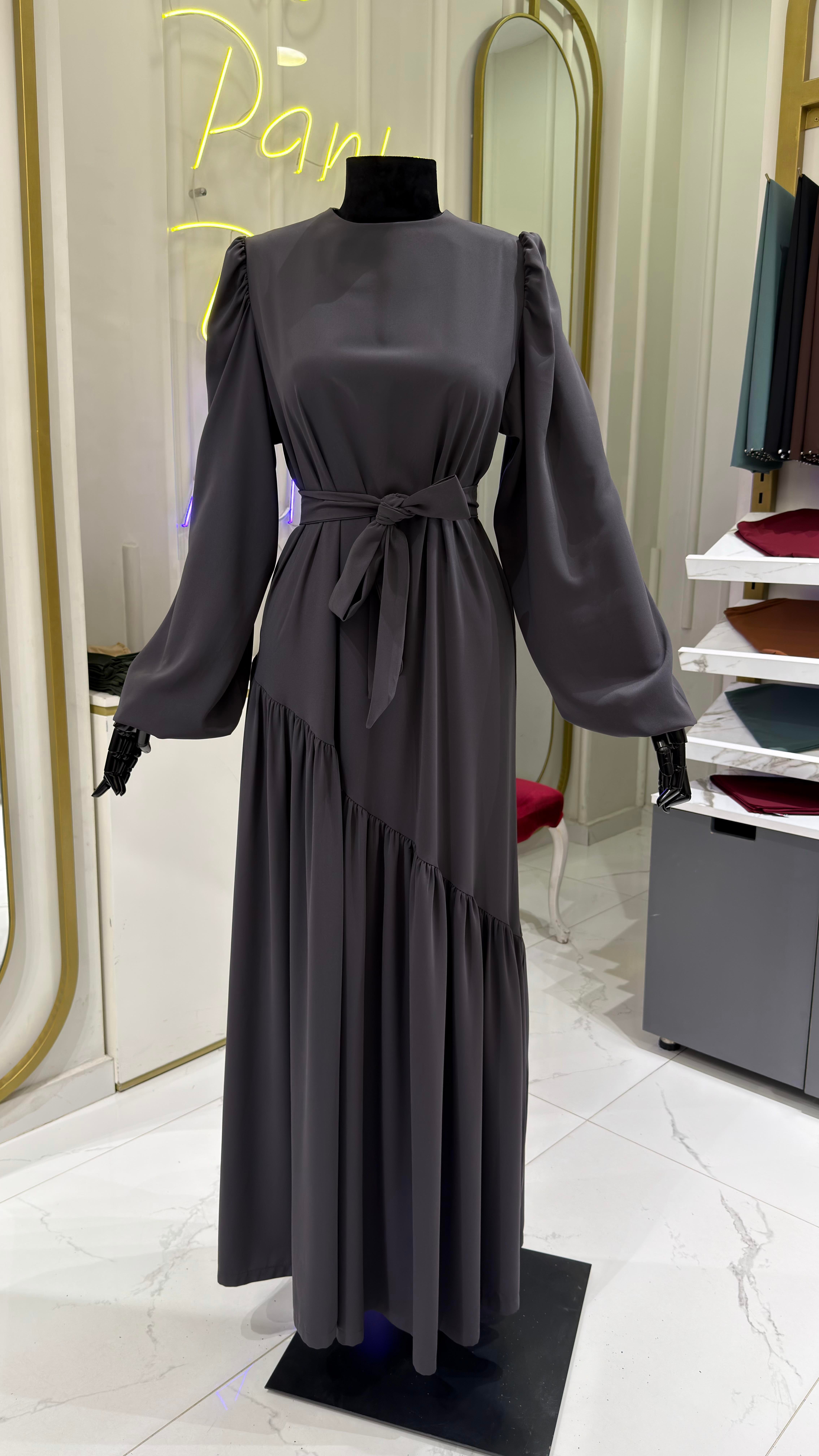 Neva Elbise - Antrasit 