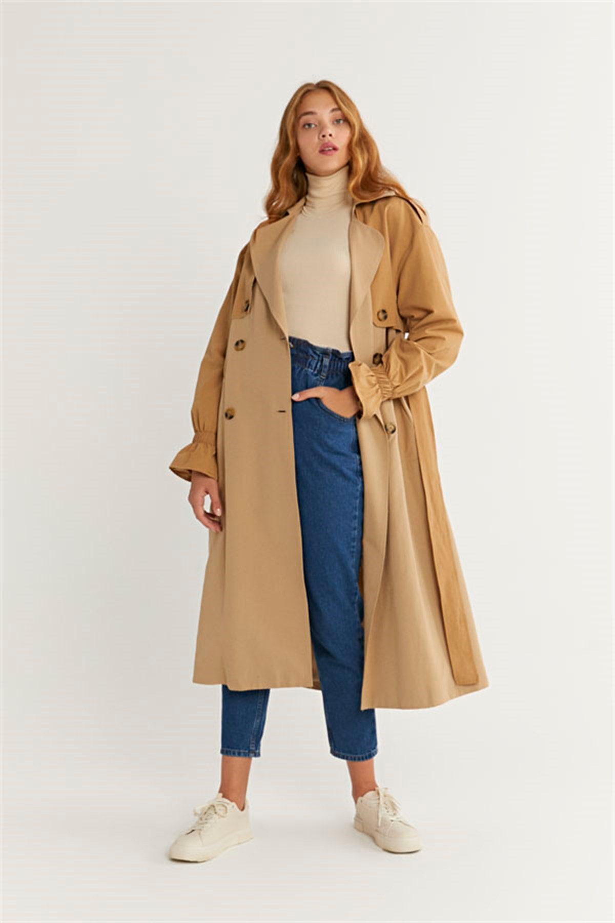 Açelya Trençkot - Camel