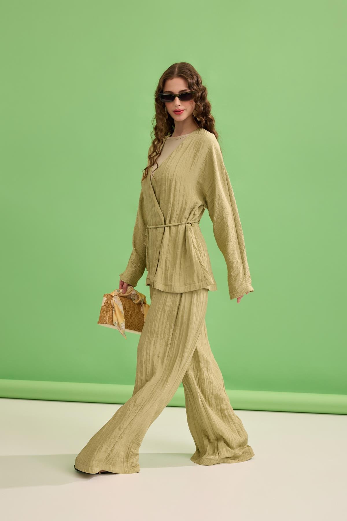 Ada Bağlamalı Pilili Takım - Çağla