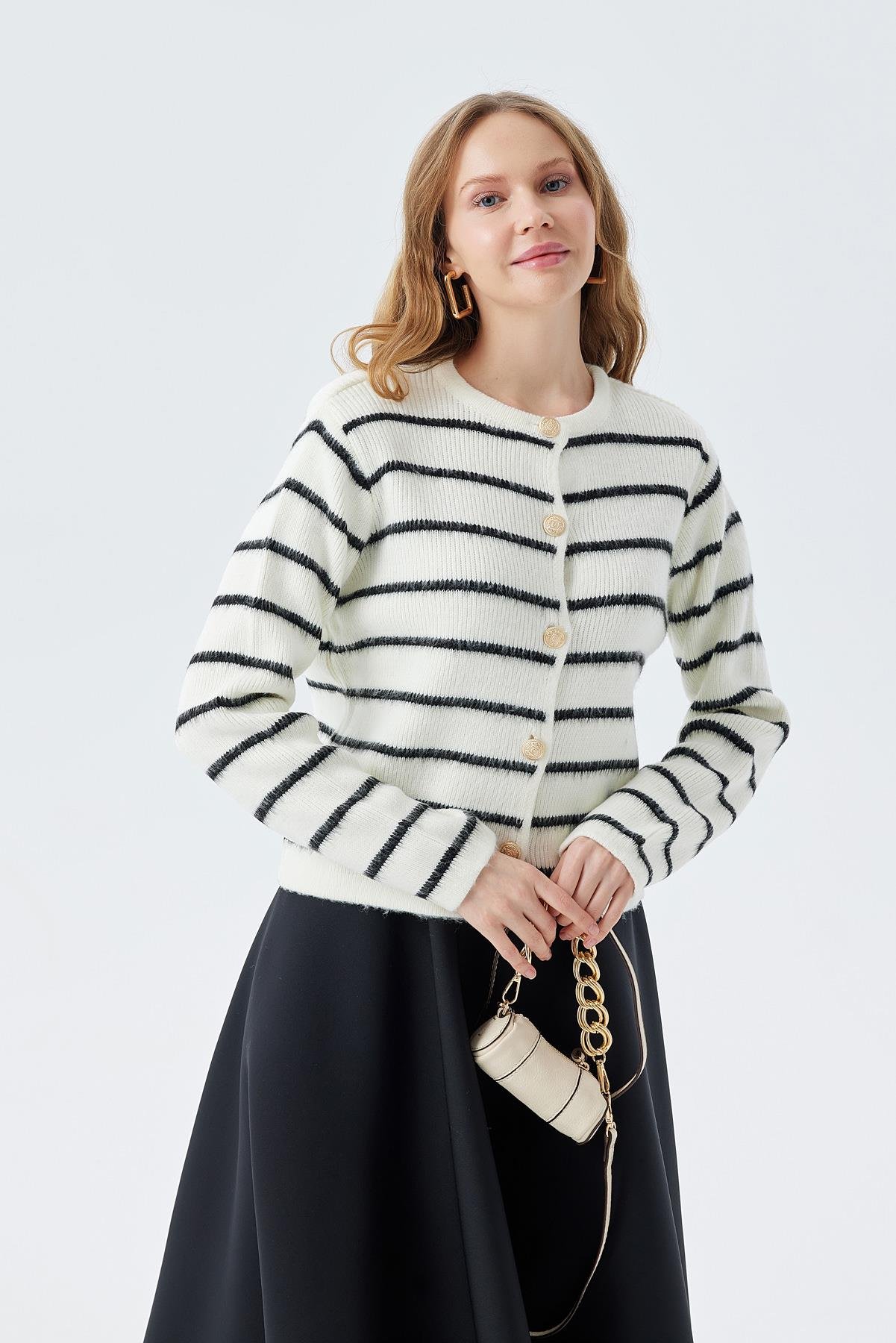 ALLER ZİNCİR DETAYLI ÇANTA - KREM 