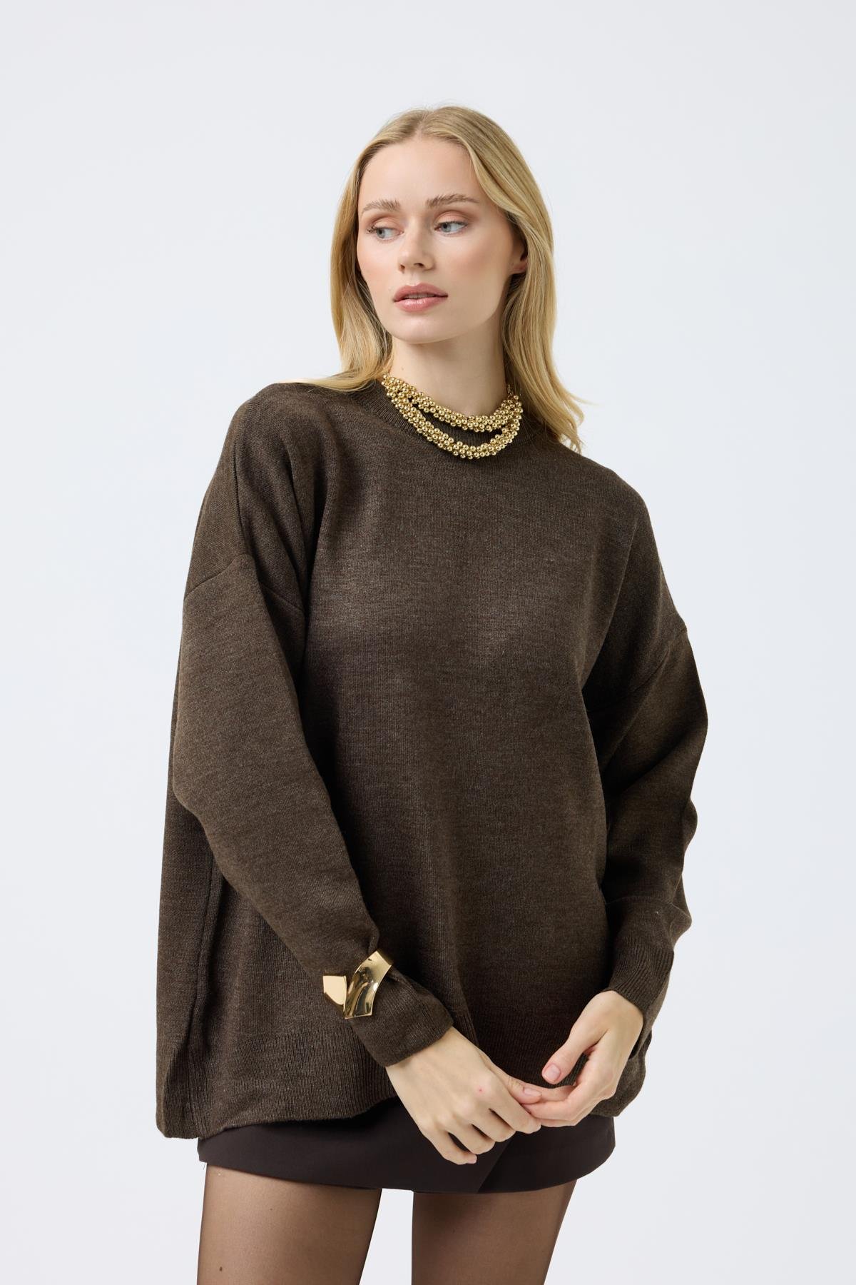 Alona Basic Kazak - Kahve 