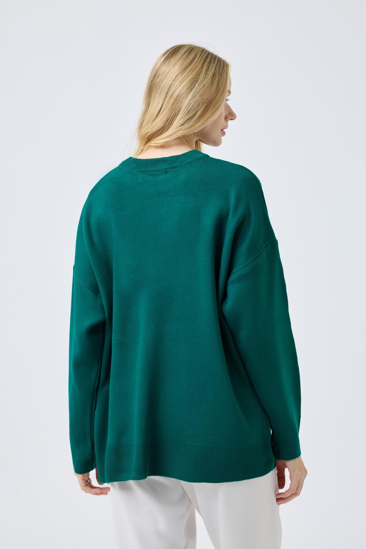 Alona Basic Kazak - Zümrüt Yeşil 