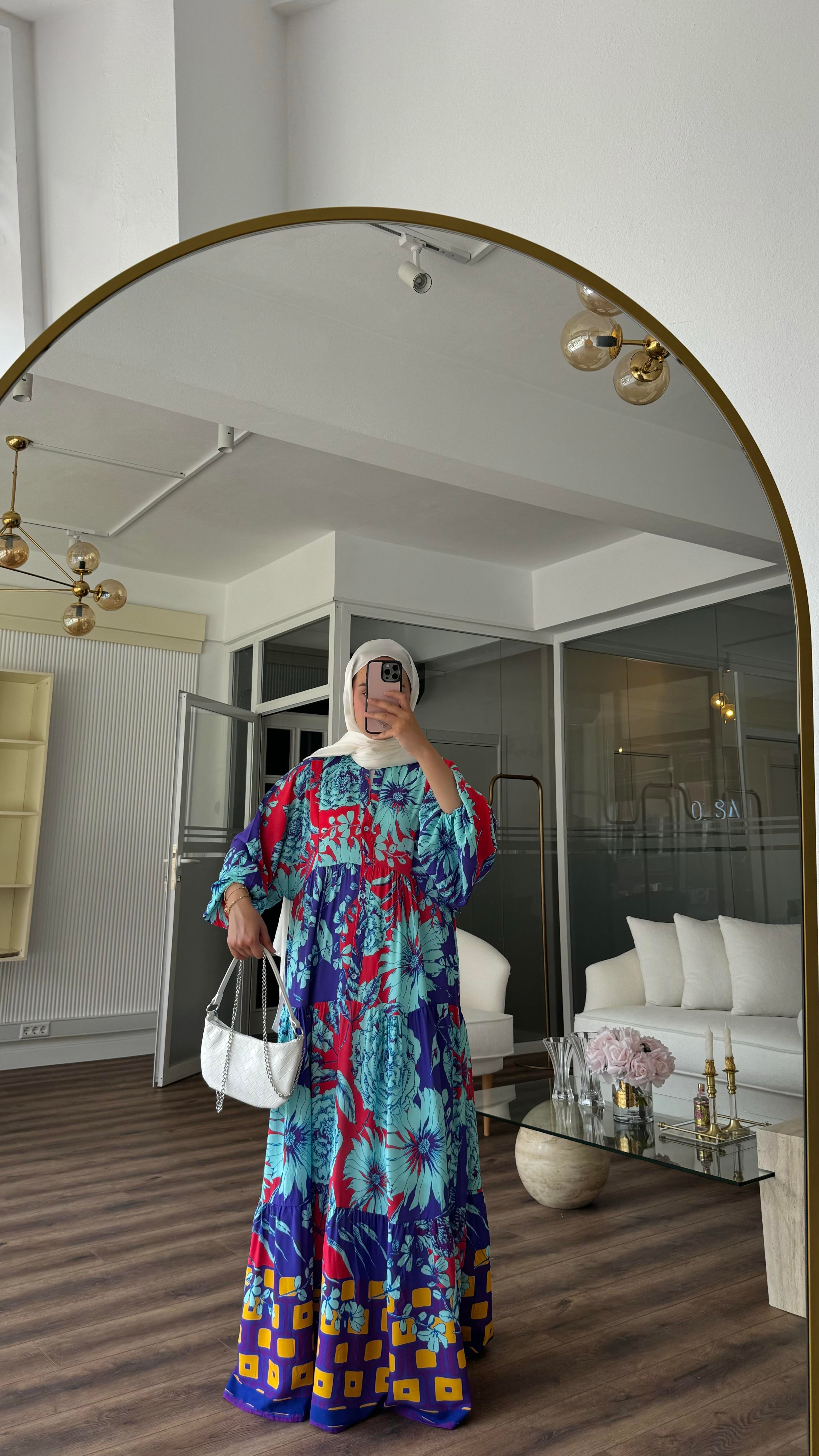 ANGELA VİSKON ELBİSE