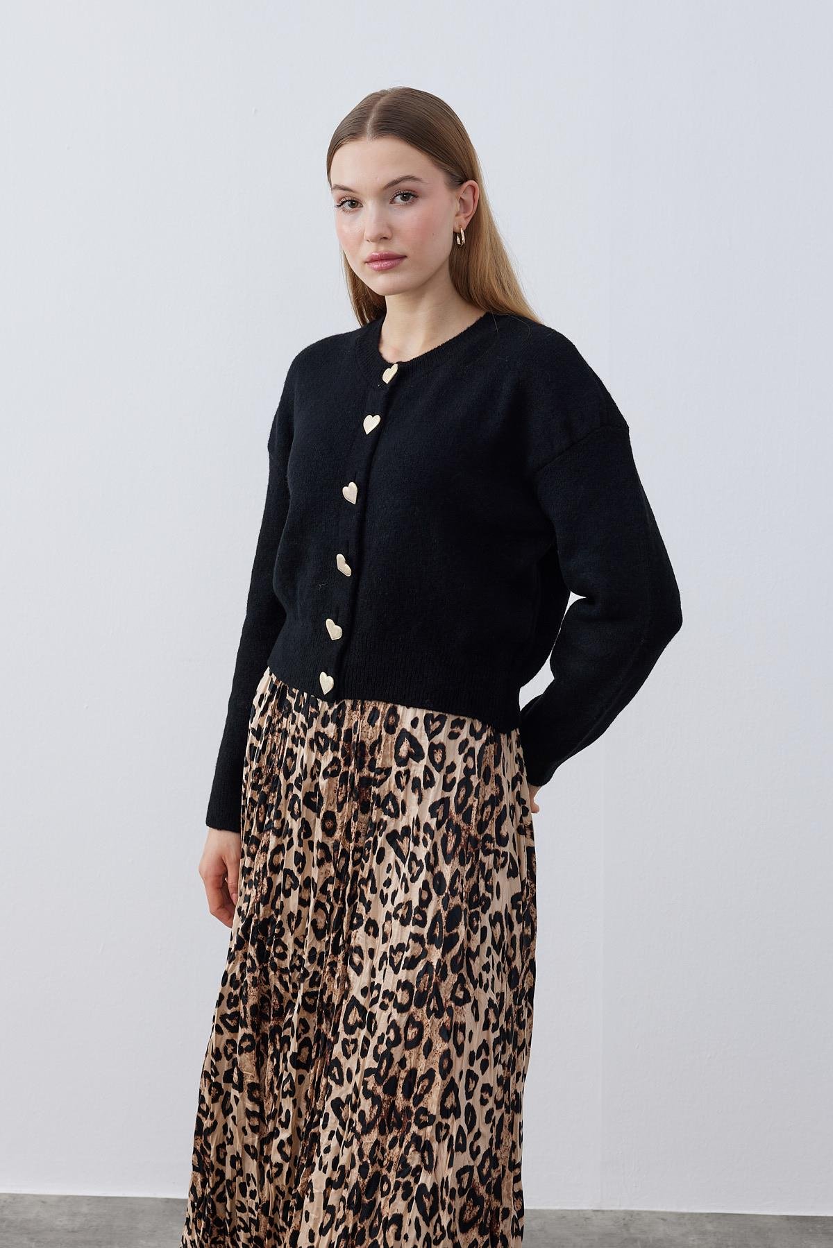 Ayla Leopar Crush Etek