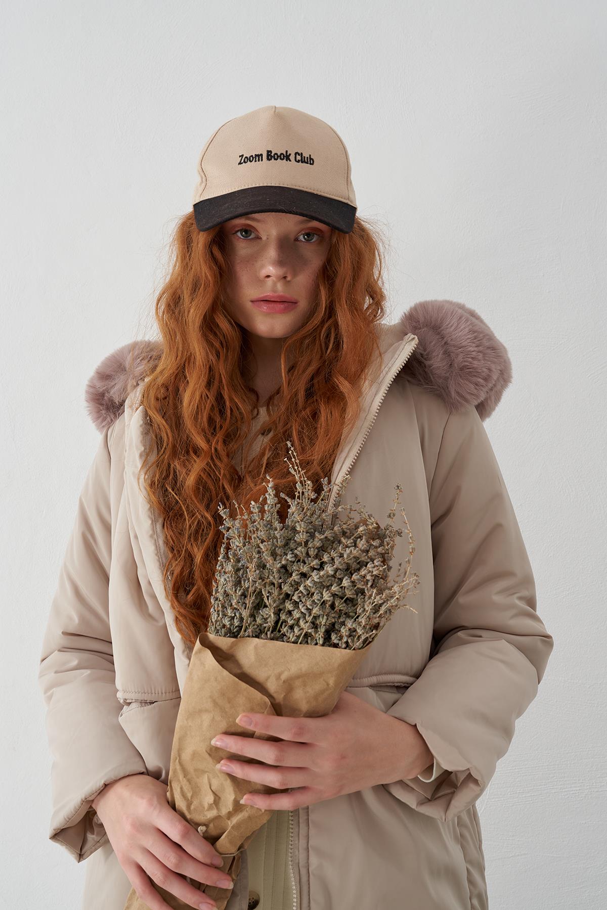 Bomb Kürklü Şişme Mont - Vizon