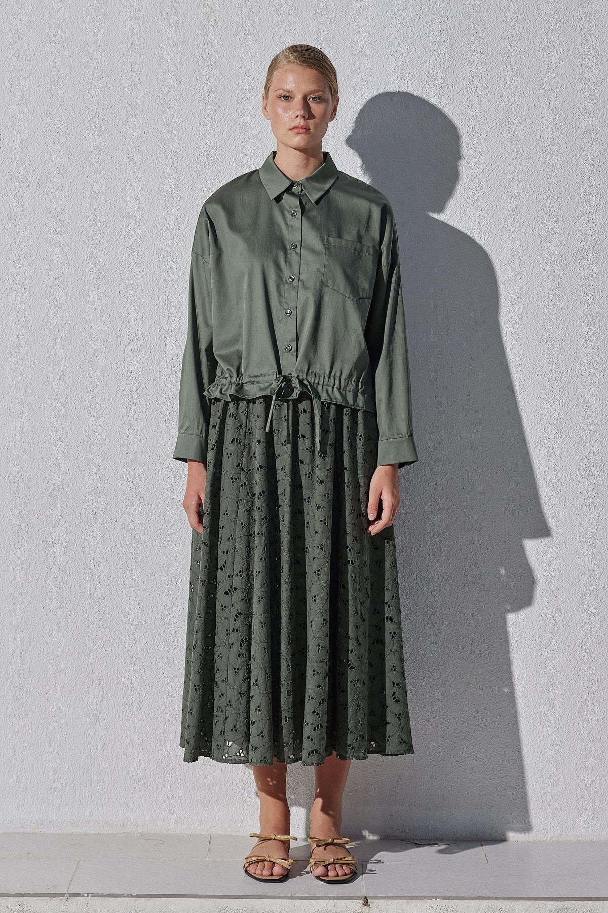 Carine Brode Etek -  Haki