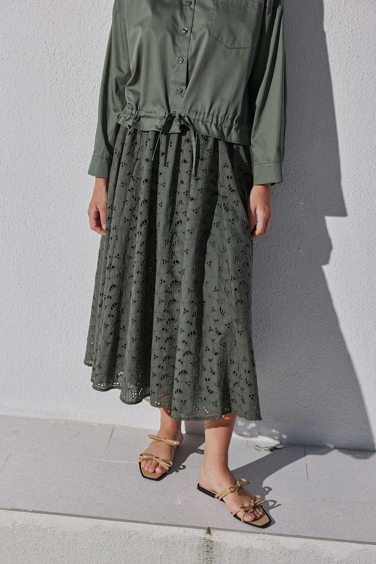 Carine Brode Etek -  Haki