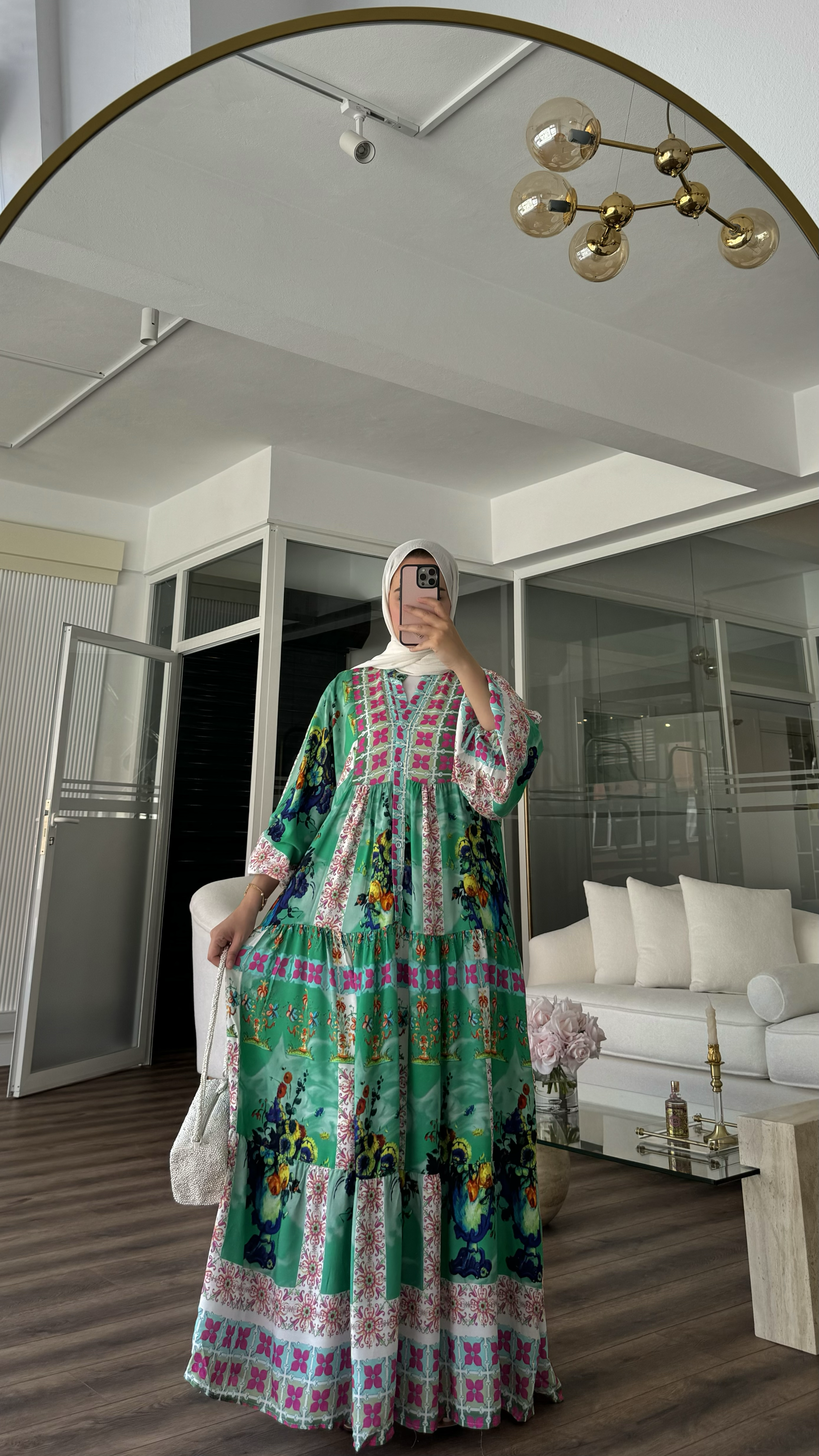 DOROTA VISCON ELBİSE - YEŞİL