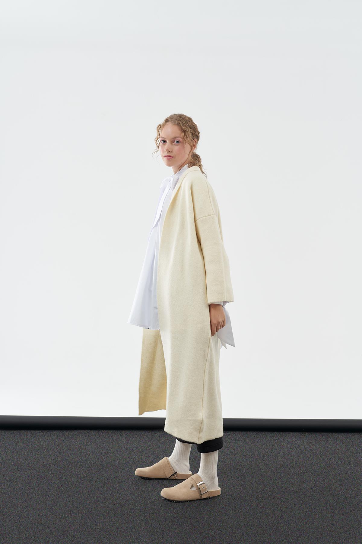 Emma Triko Hırka - Ekru