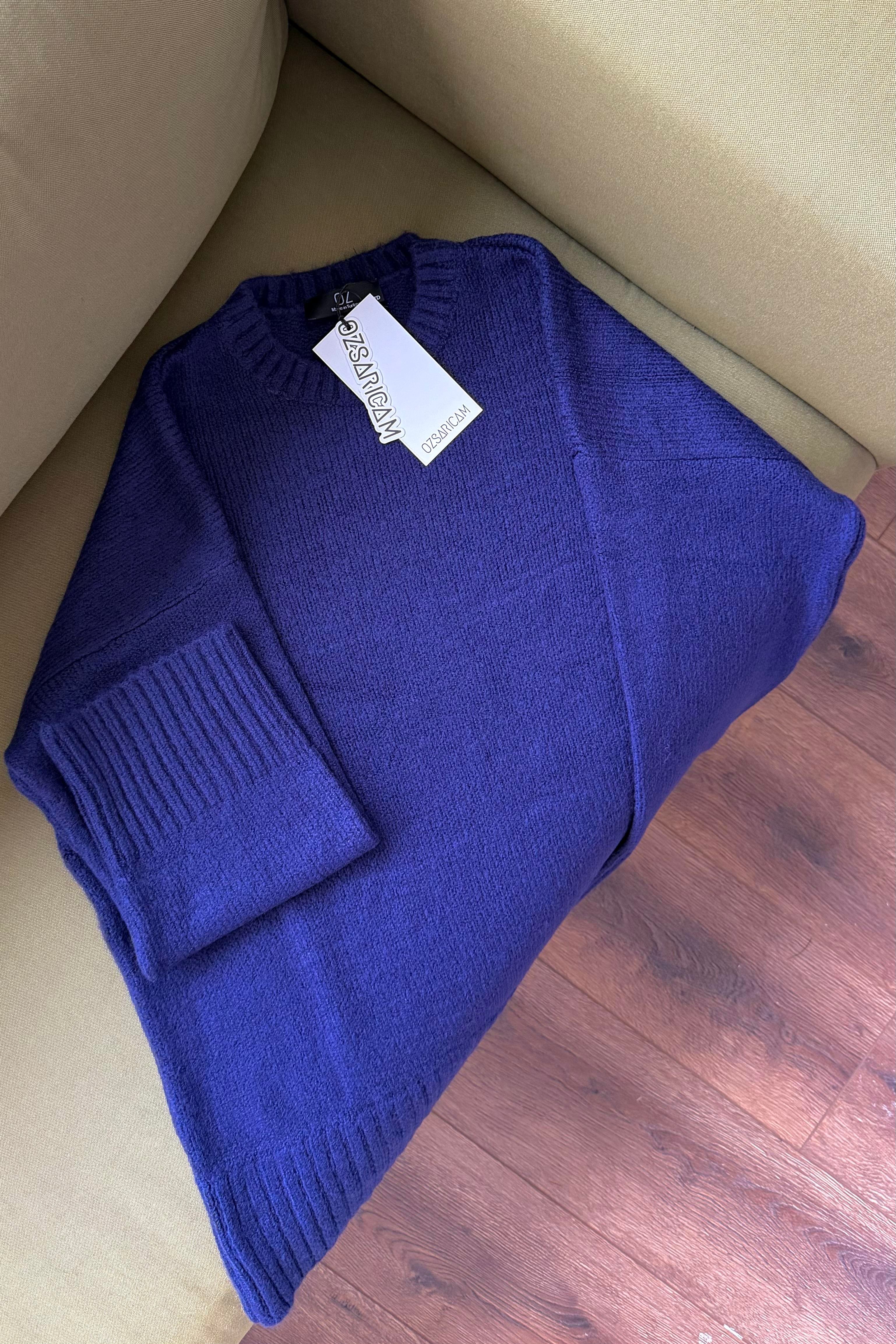 Hannah Basic Kazak - İndigo Mavi