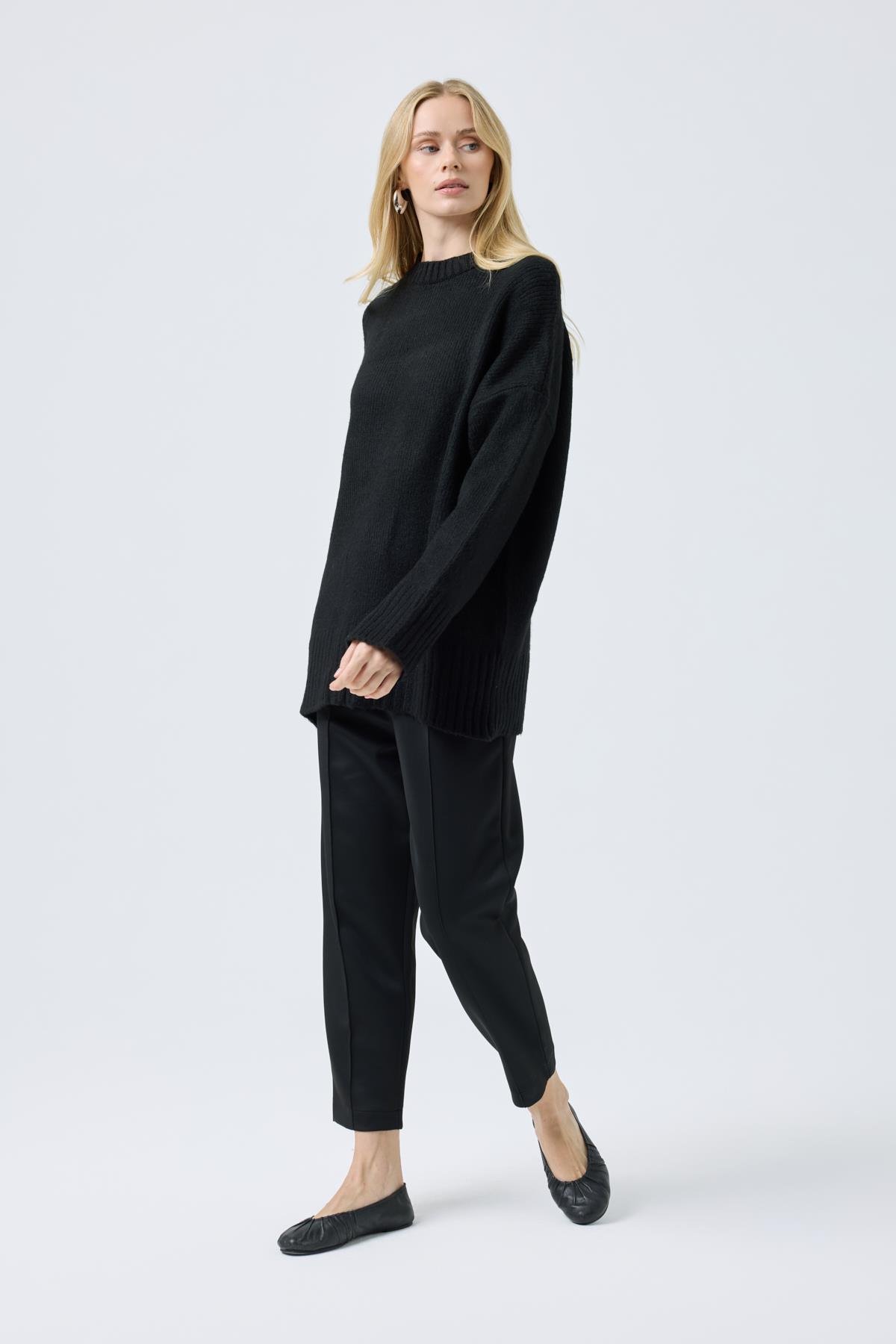 Hannah Basic Kazak - Siyah 