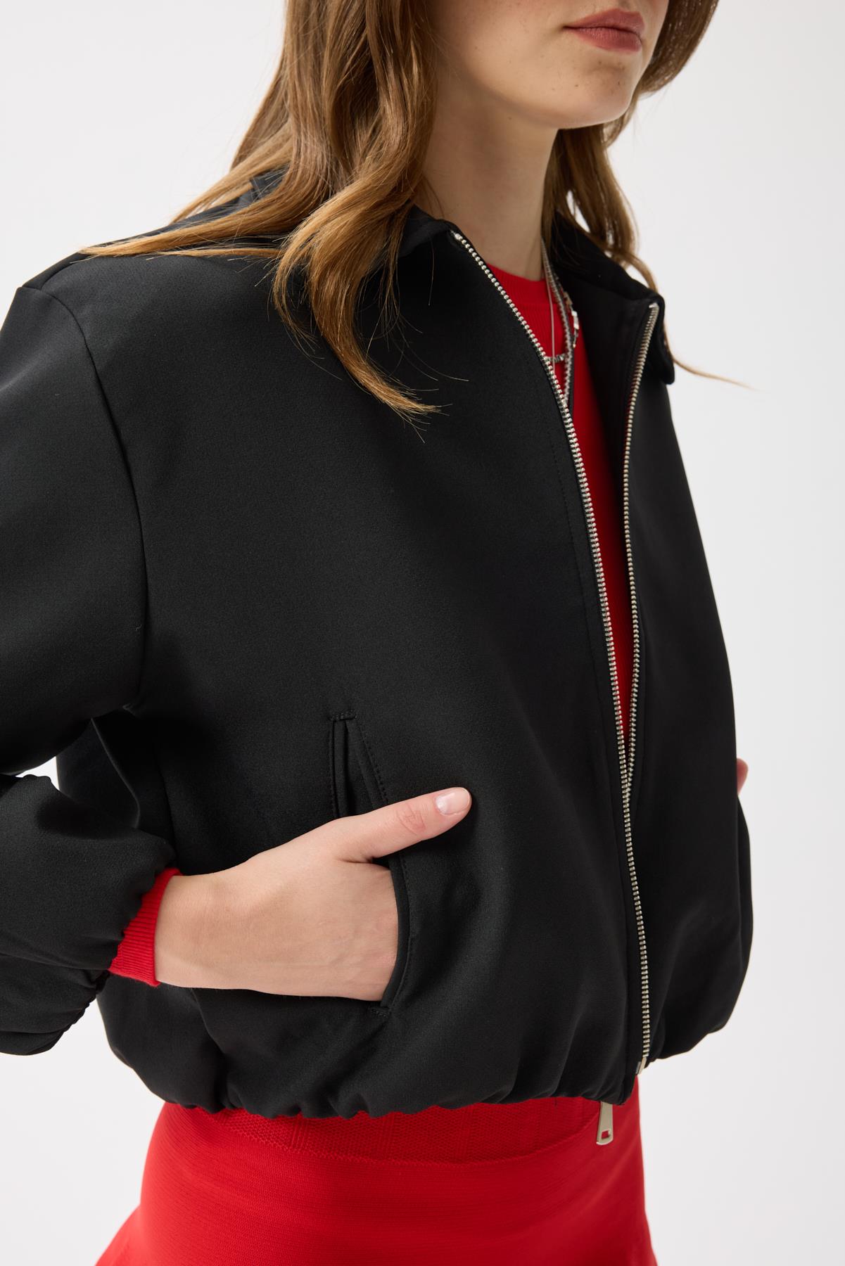 Harmony Bomber Ceket - Siyah 