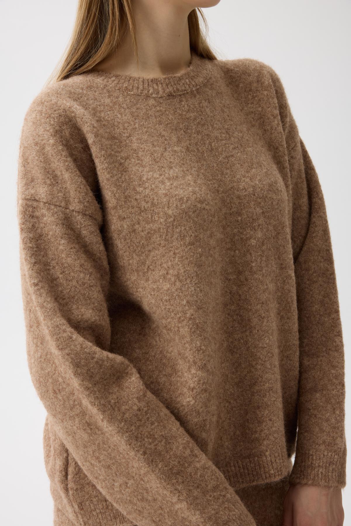 Helen Basic Triko Takım - Camel 