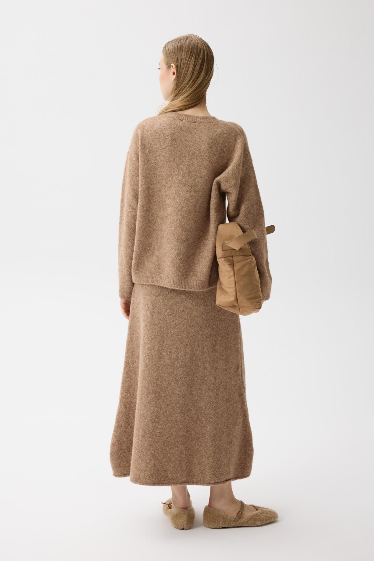 Helen Basic Triko Takım - Camel 