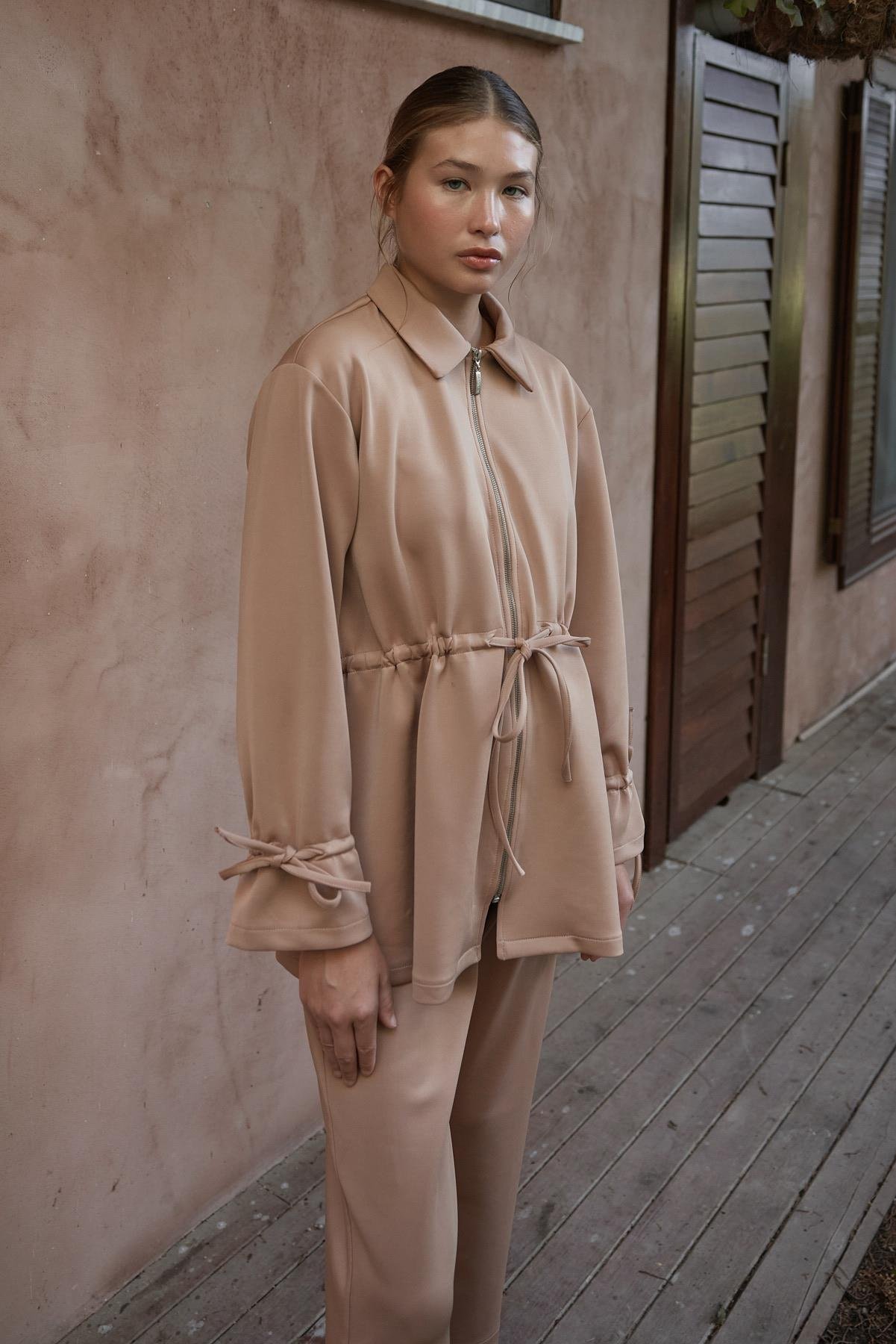 İndia Bağlamalı Skuba Takım-Camel