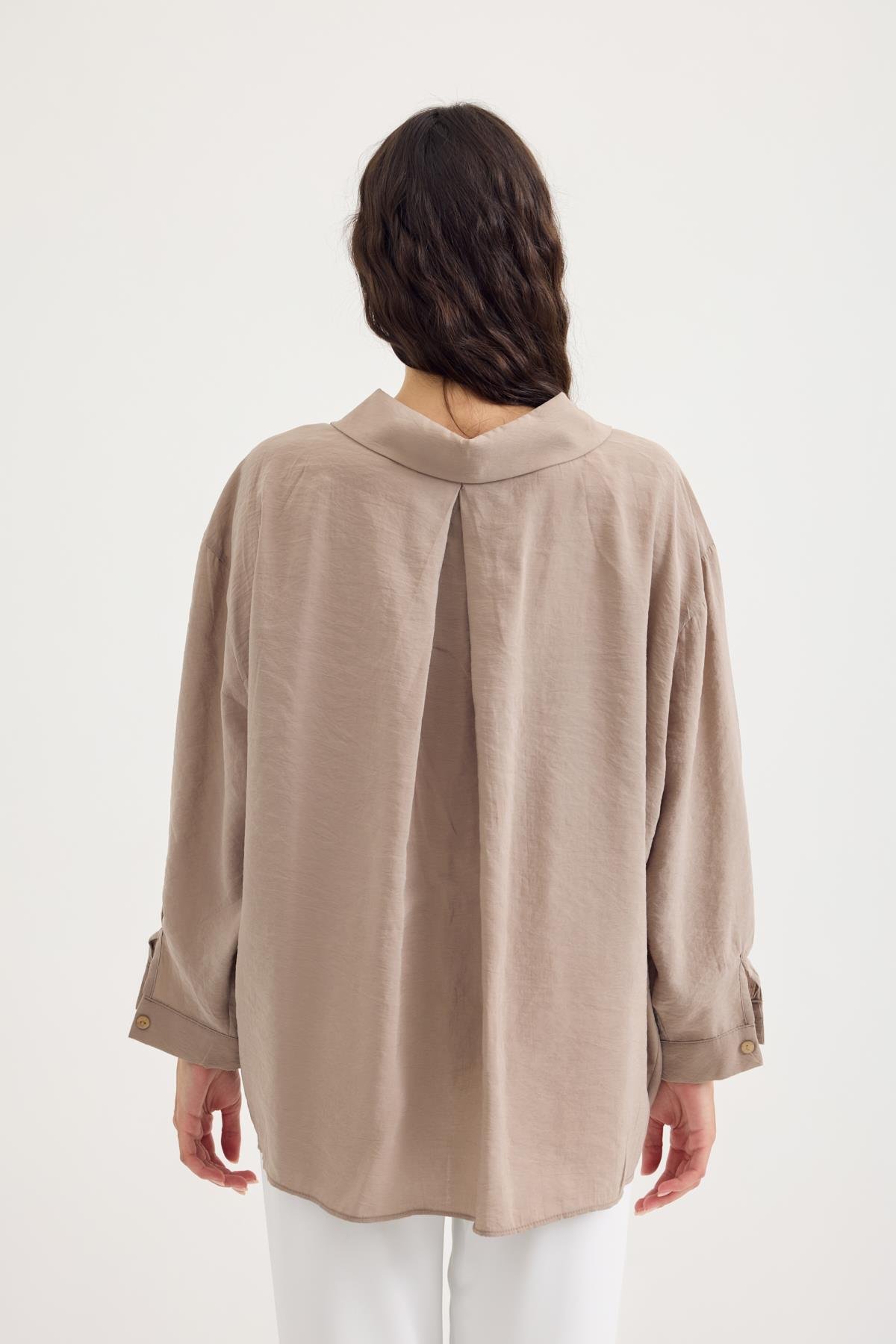 Juniper Modal Gömlek - Vizon