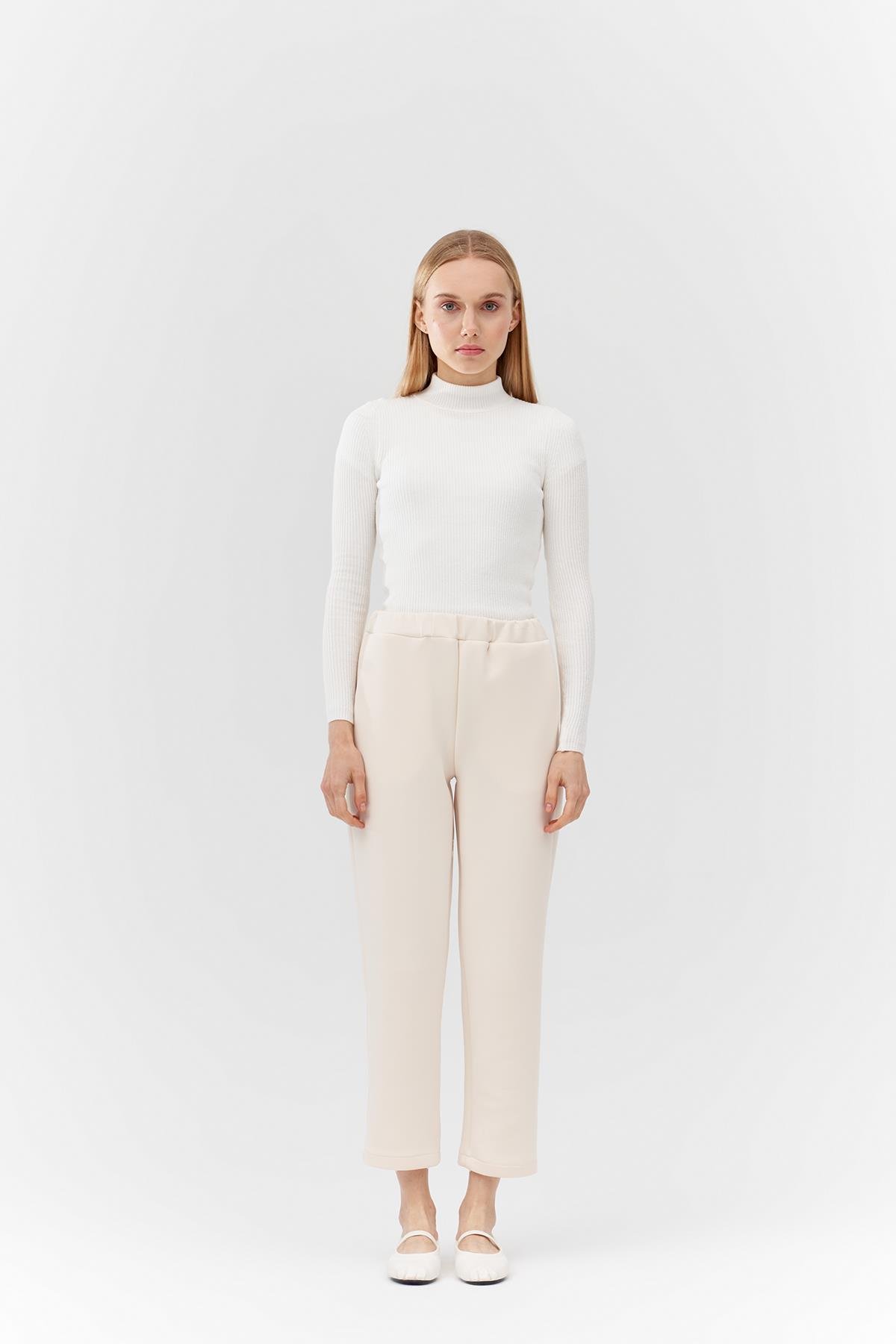 Liza Skuba Pantolon - Ekru