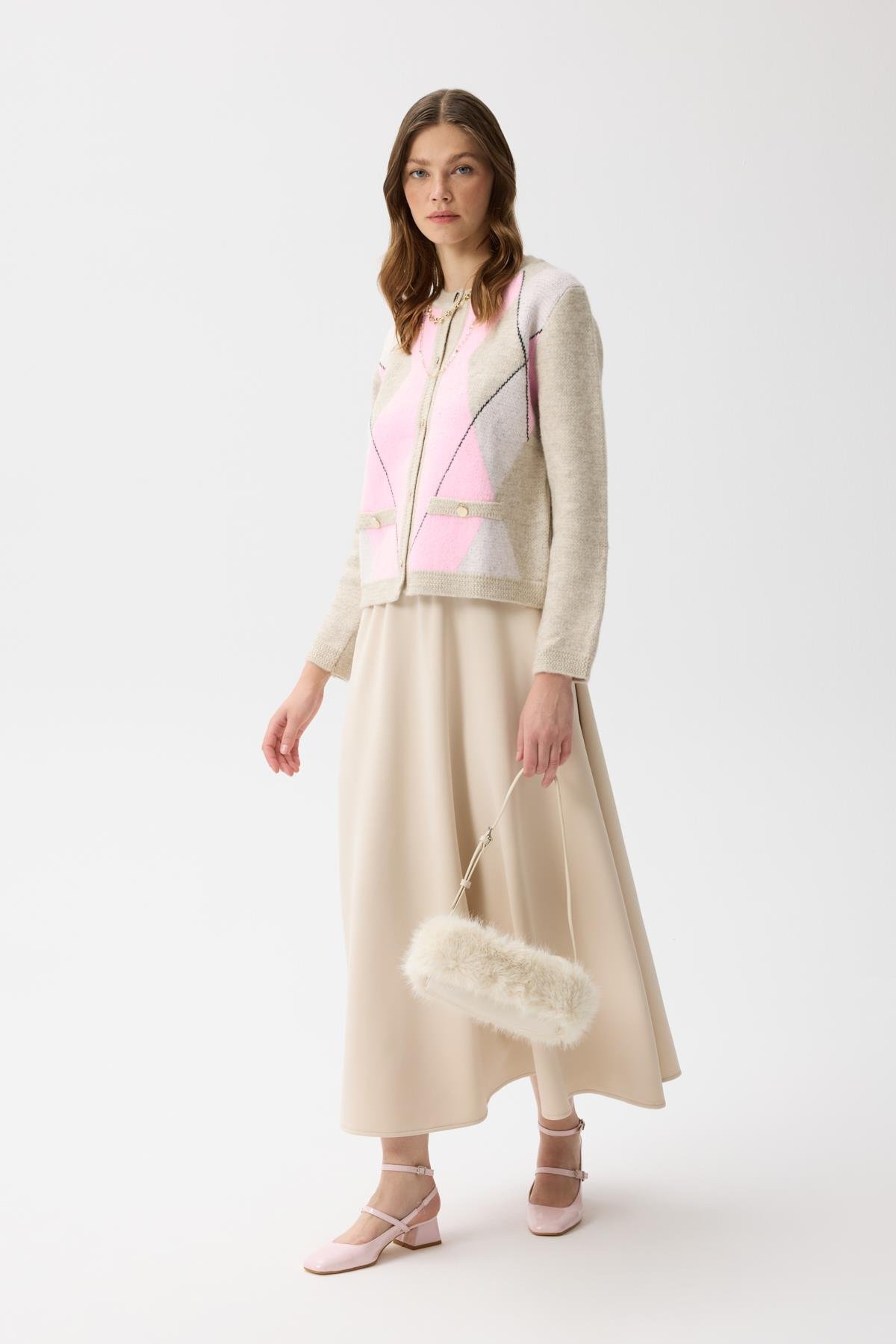 Lola Baklava Desen Hırka 