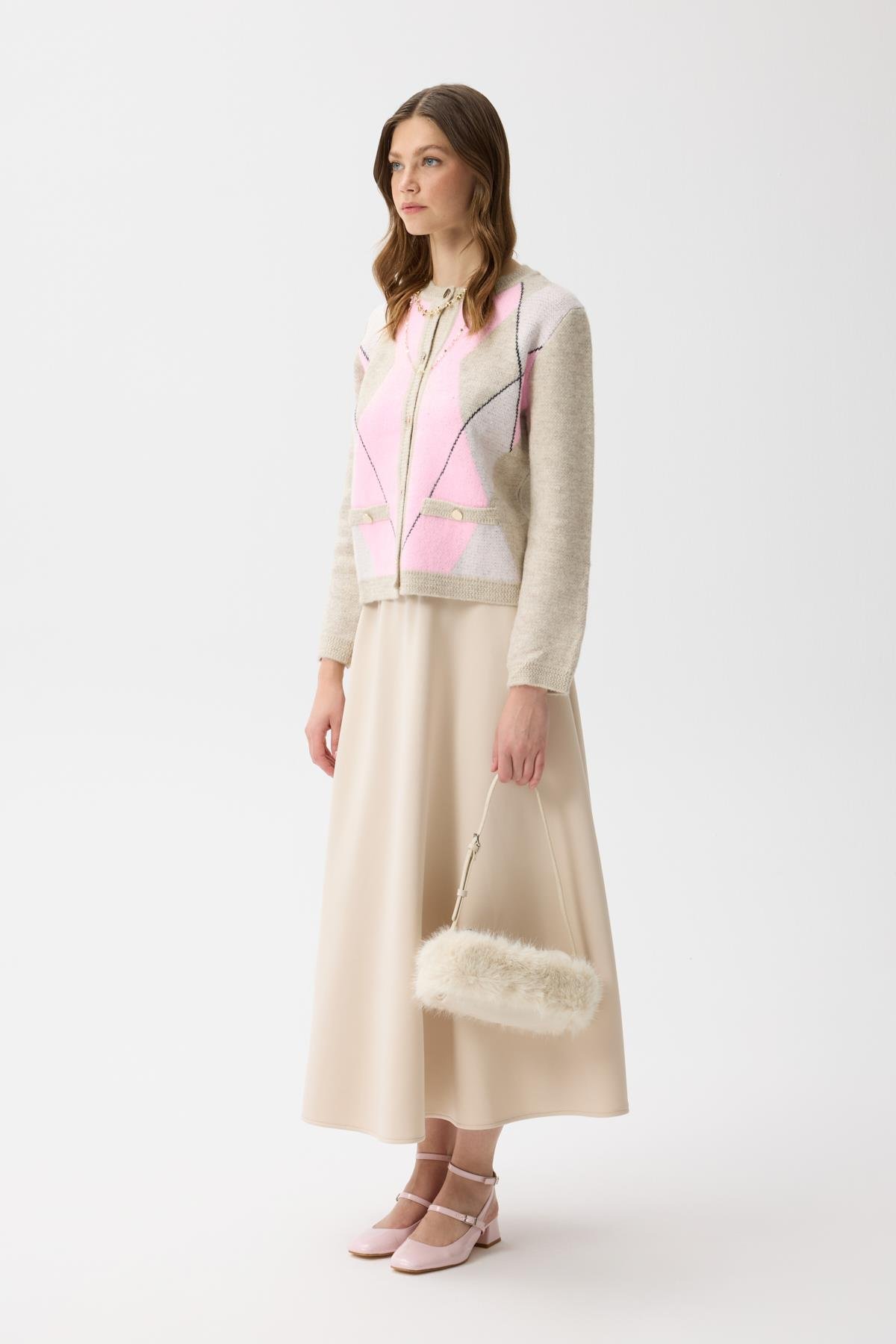 Lola Baklava Desen Hırka 