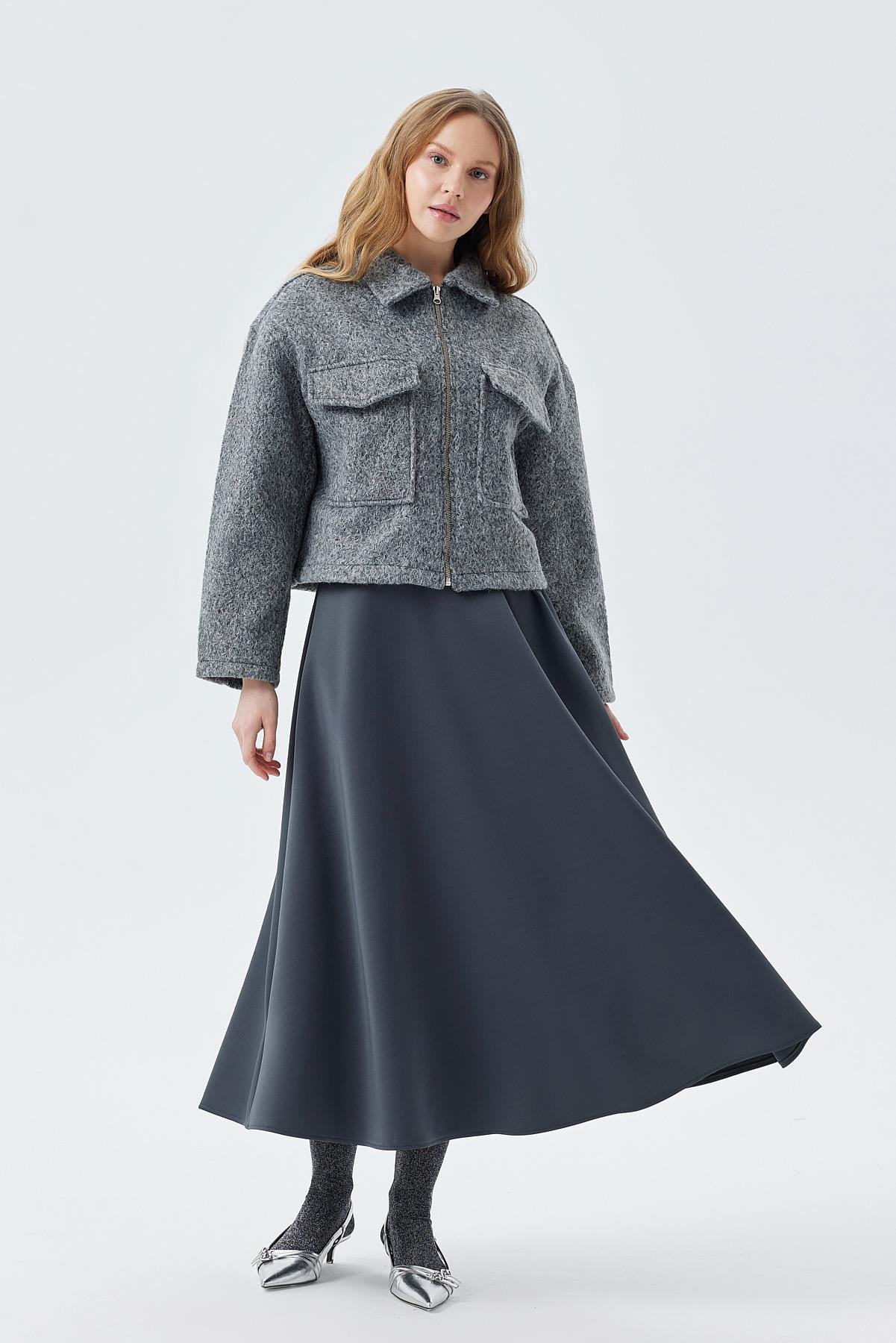 MADRİD KAŞE CEKET - ANTRASİT