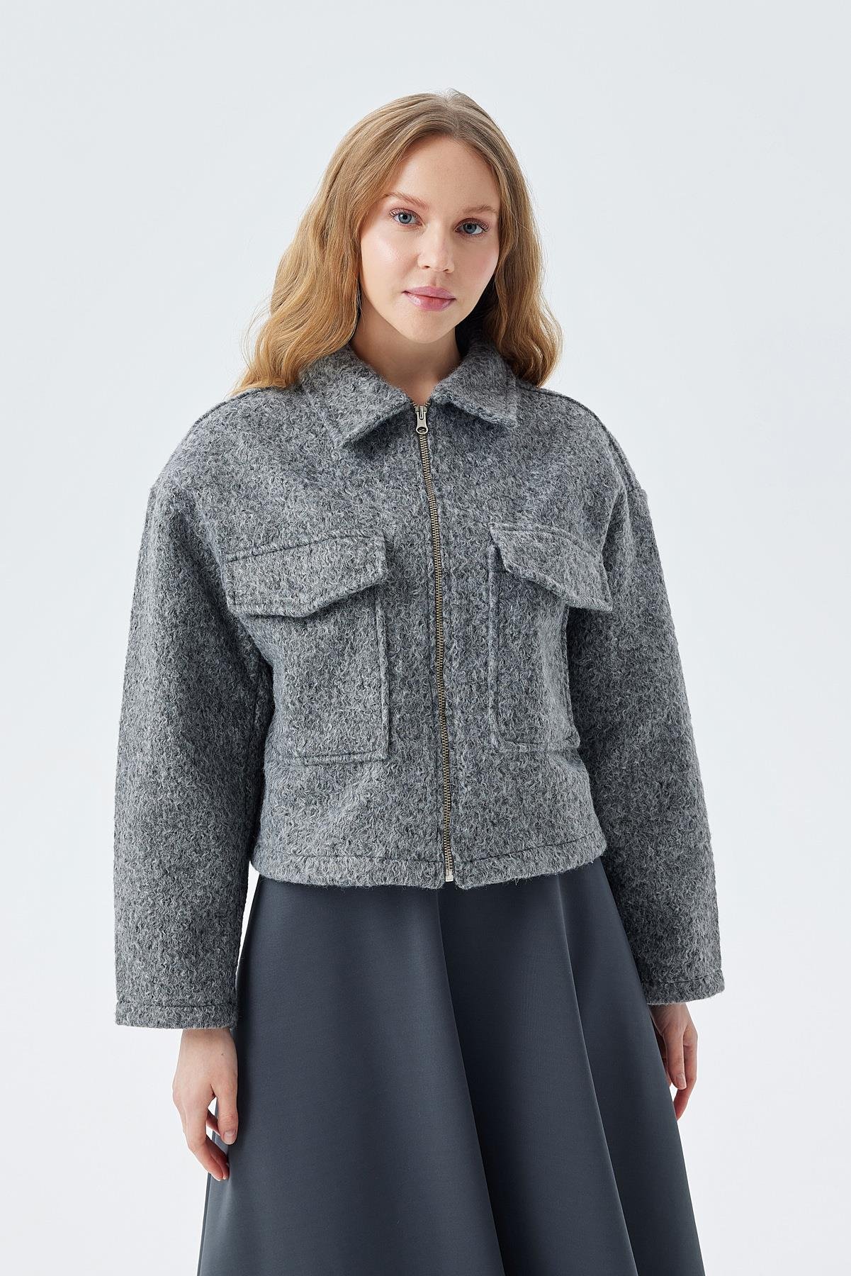 MADRİD KAŞE CEKET - ANTRASİT