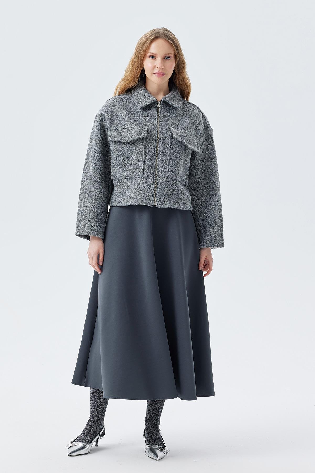 MADRİD KAŞE CEKET - ANTRASİT