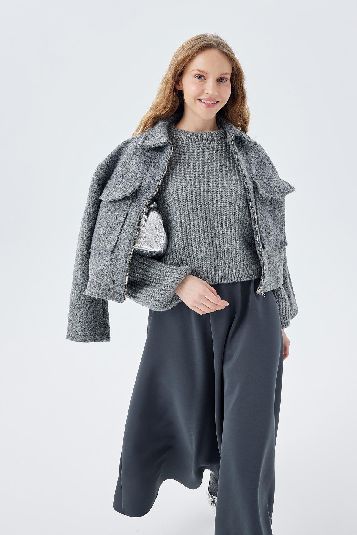 MADRİD KAŞE CEKET - ANTRASİT