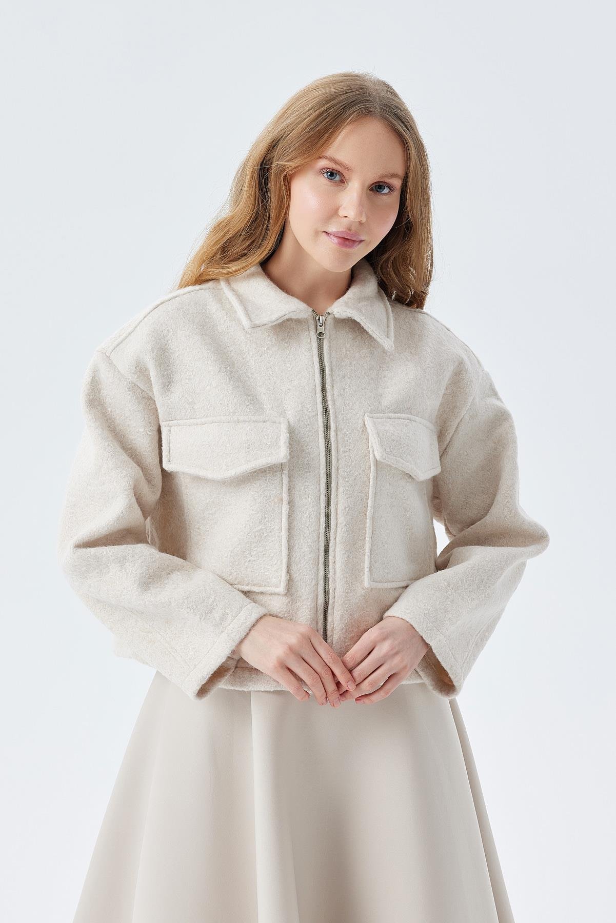 MADRİD KAŞE CEKET - BEJ