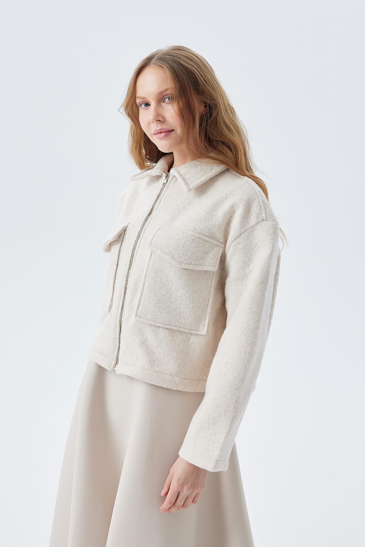 MADRİD KAŞE CEKET - BEJ