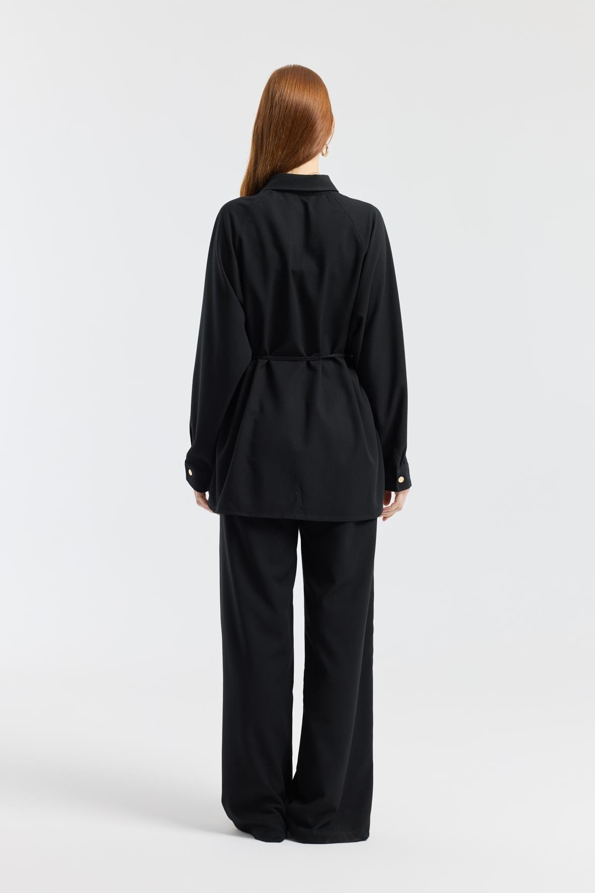 Maisy Biye Kemerli Takım - Siyah