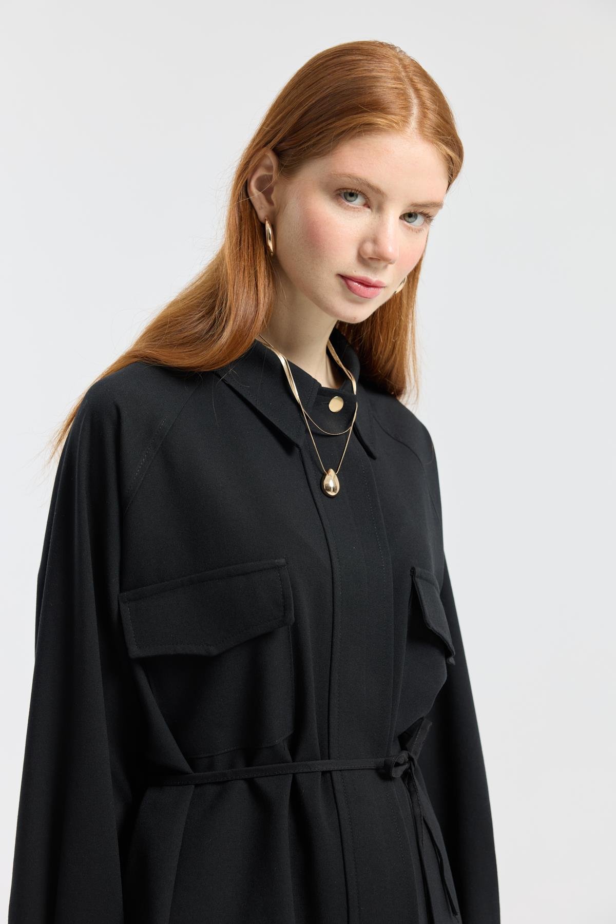 Maisy Biye Kemerli Takım - Siyah