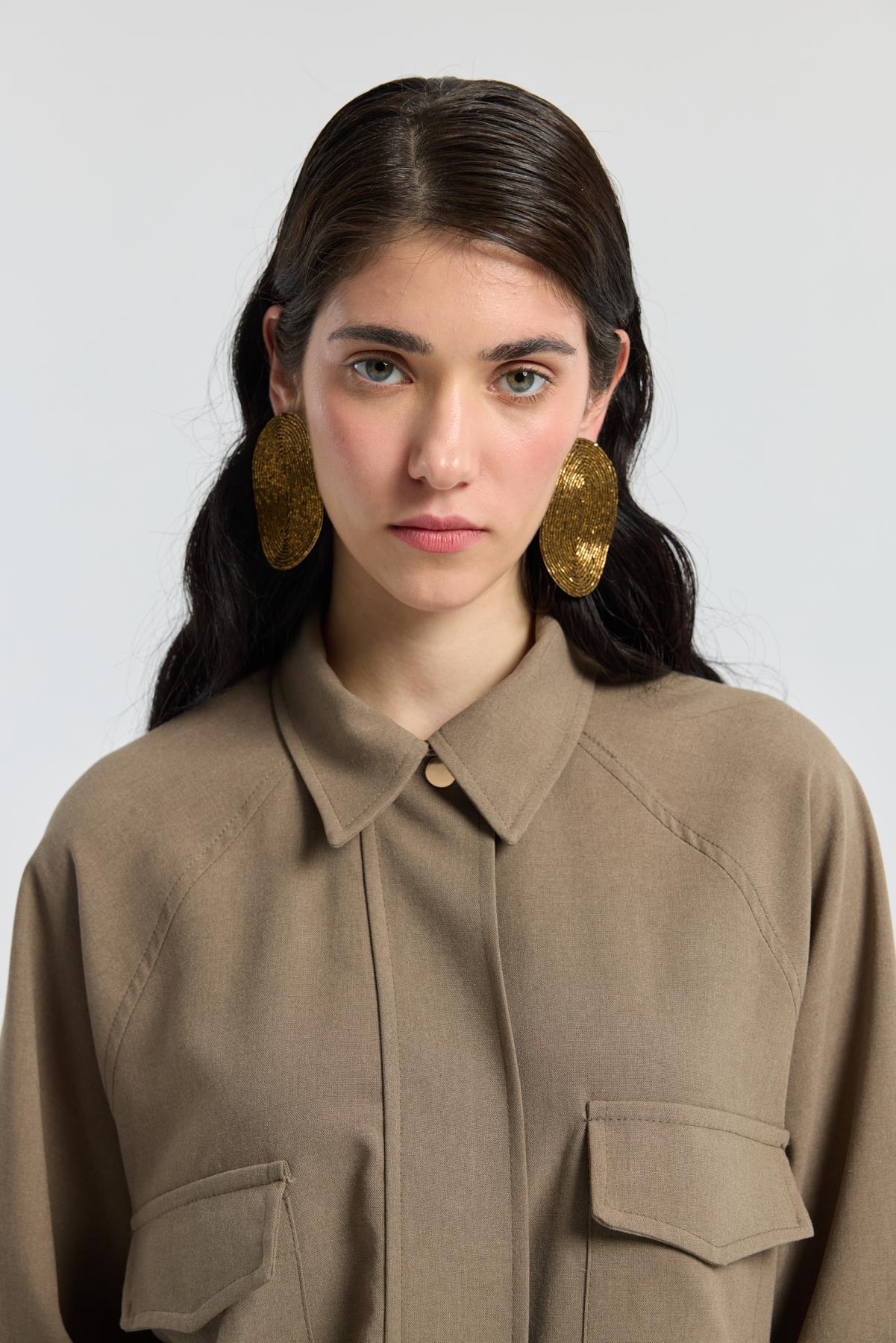 Maisy Biye Kemerli Takım - Vizon 