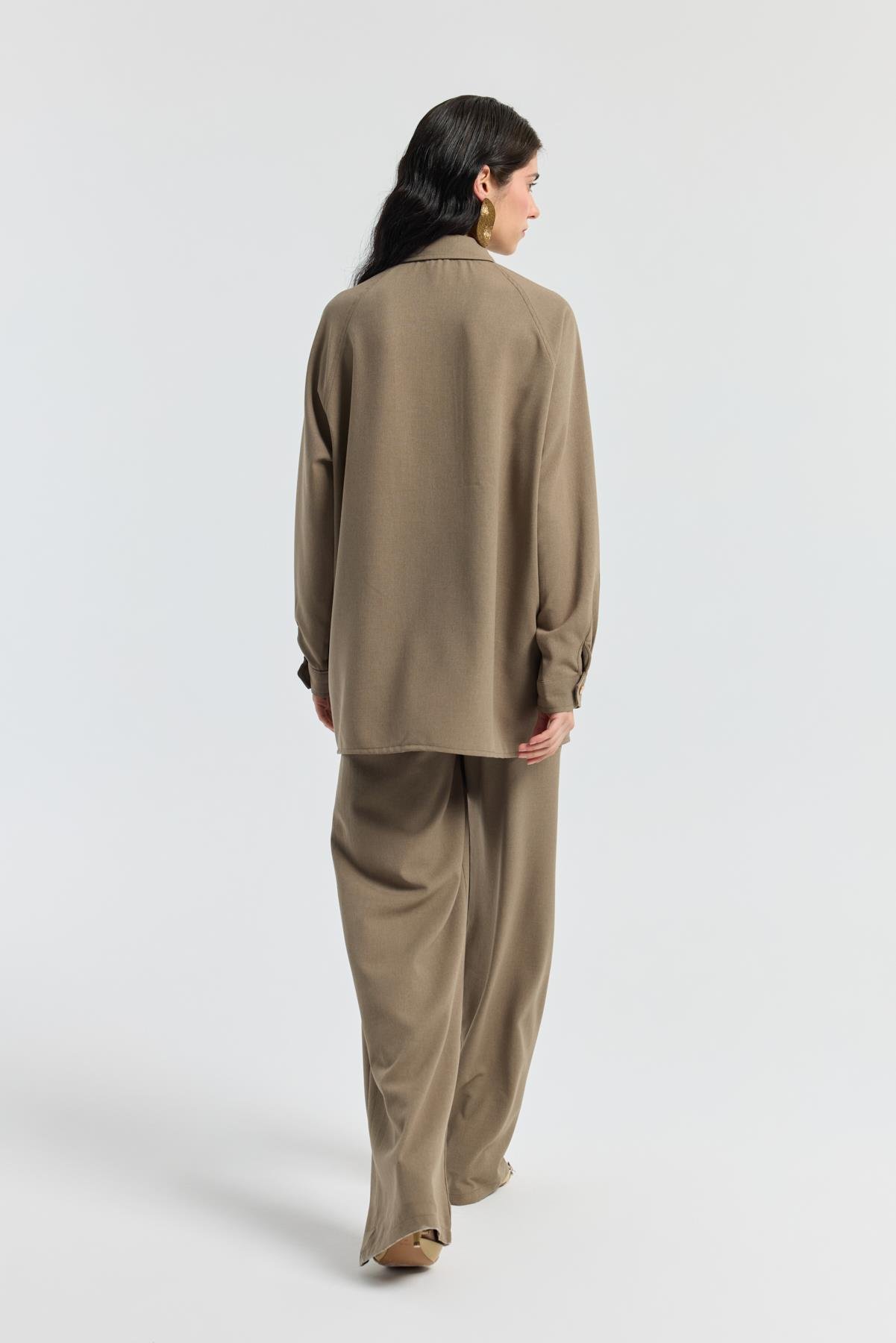 Maisy Biye Kemerli Takım - Vizon 