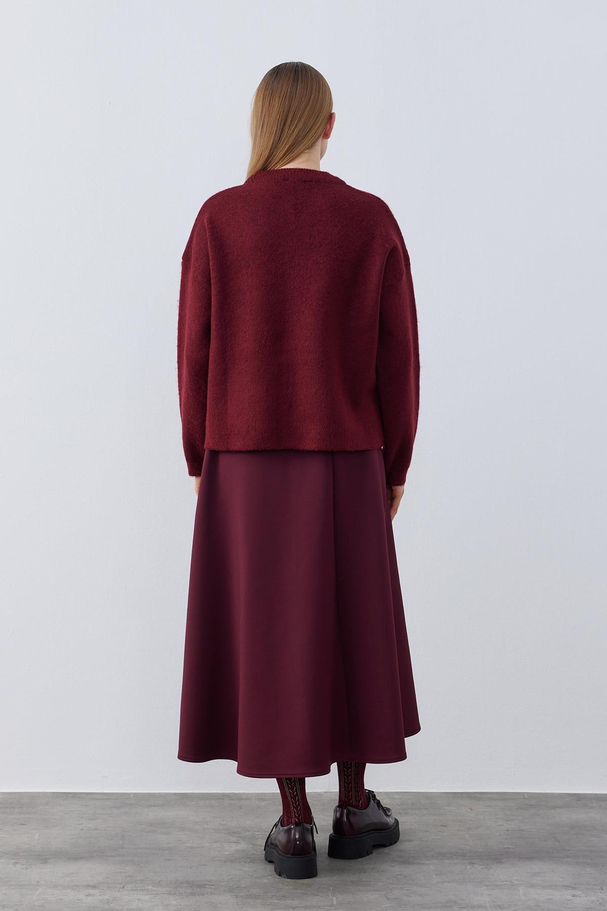 Maren Basic Kazak- Bordo