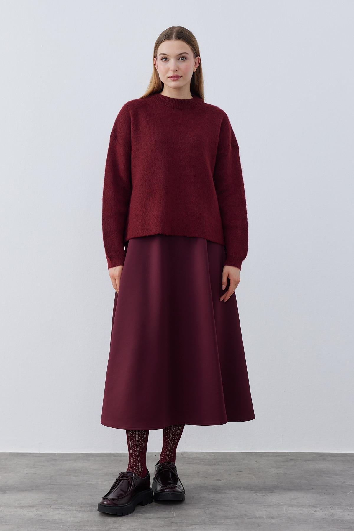 Maren Basic Kazak- Bordo