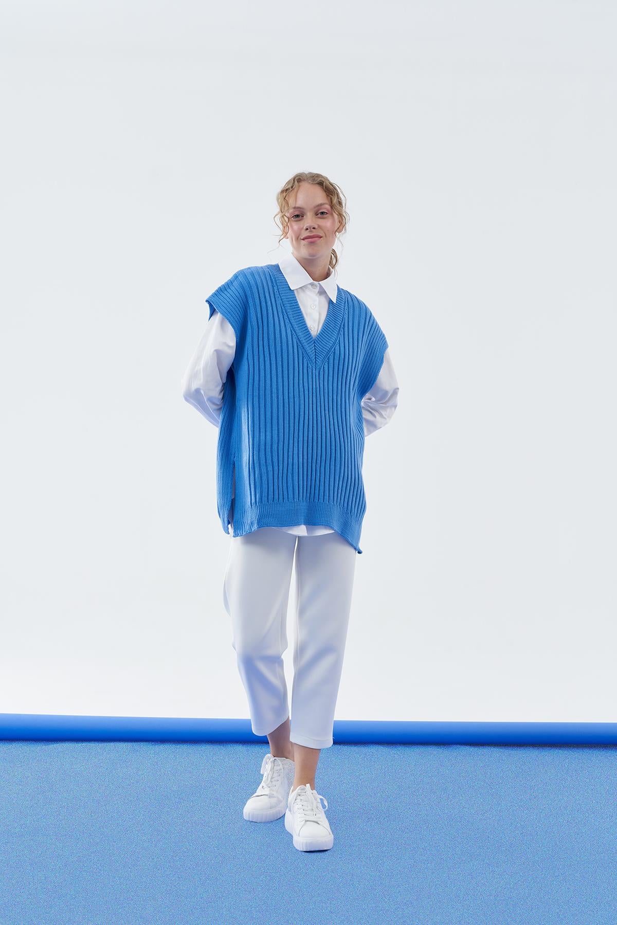 Mia Süveter - Mavi
