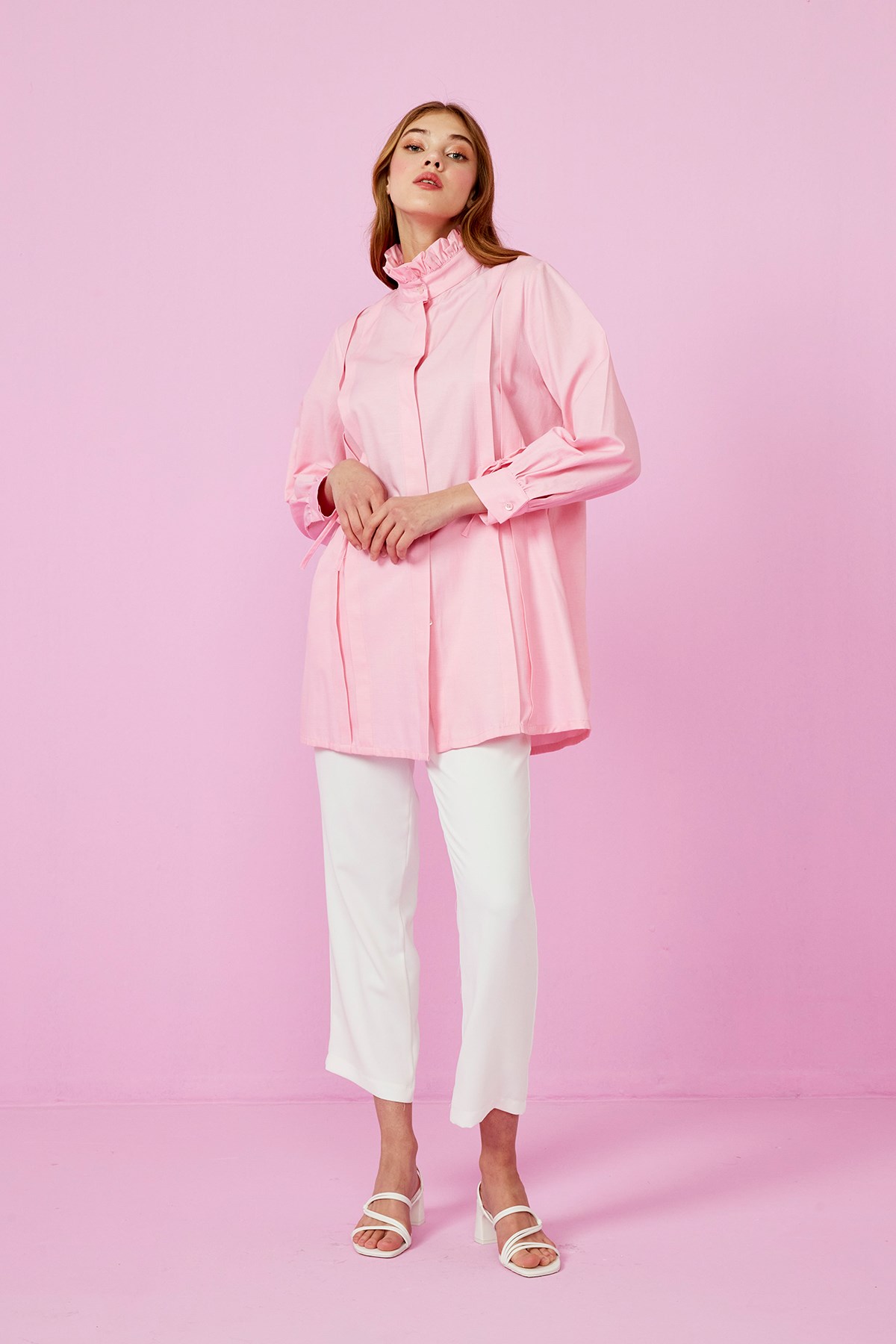 Mina Gömlek - Pembe