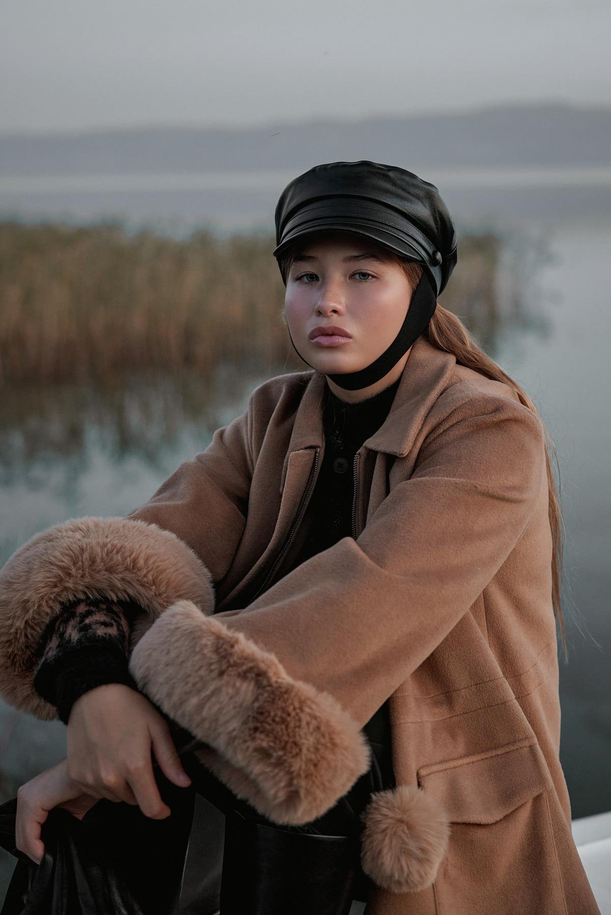 Molly Kürk Detaylı Kaban-Camel