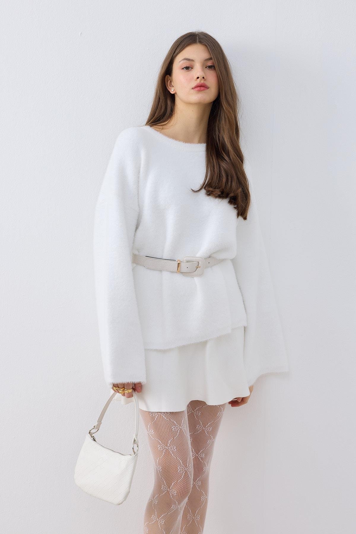 Naia Angora Kazak- Beyaz