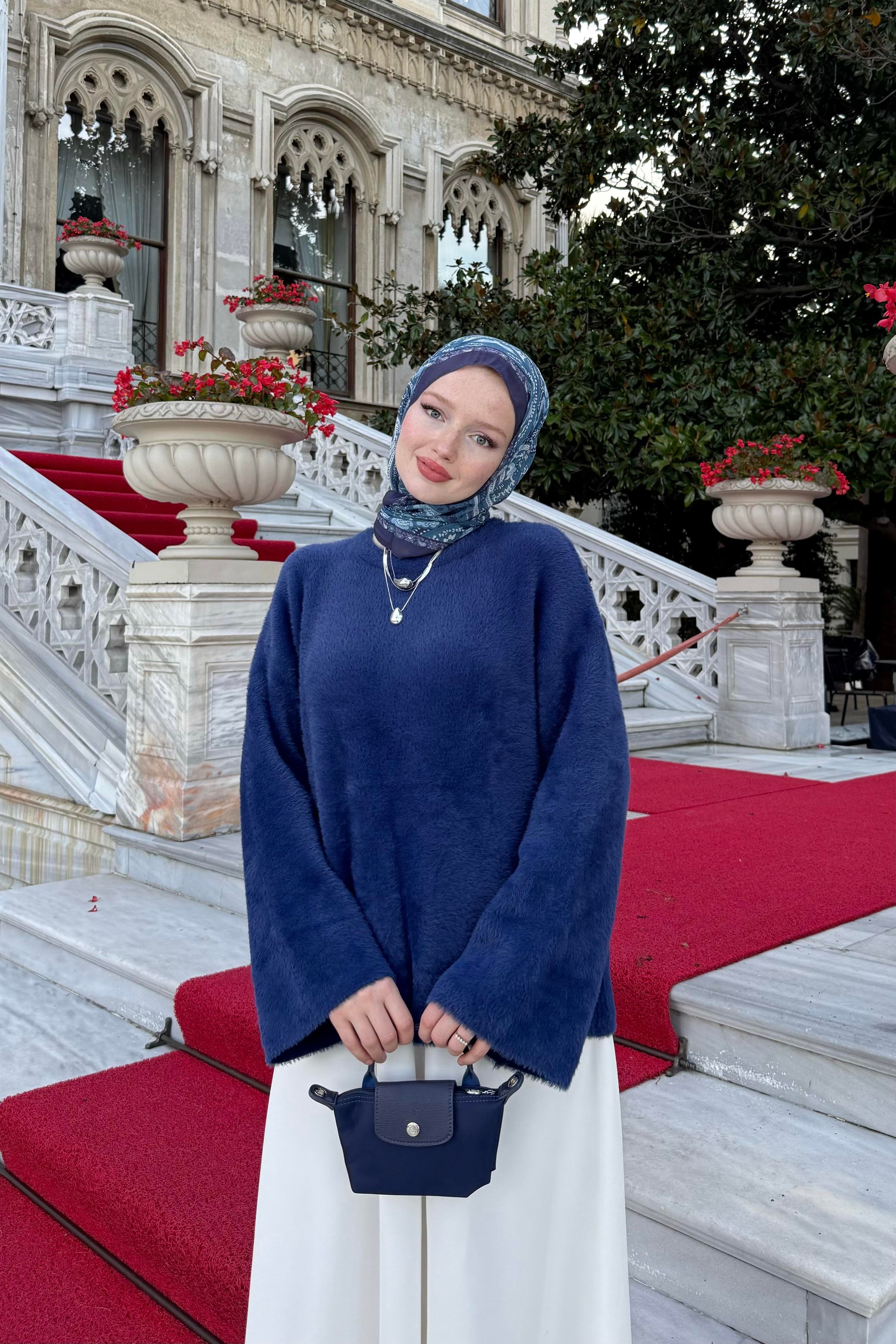 Naia Angora Kazak - Saks mavi