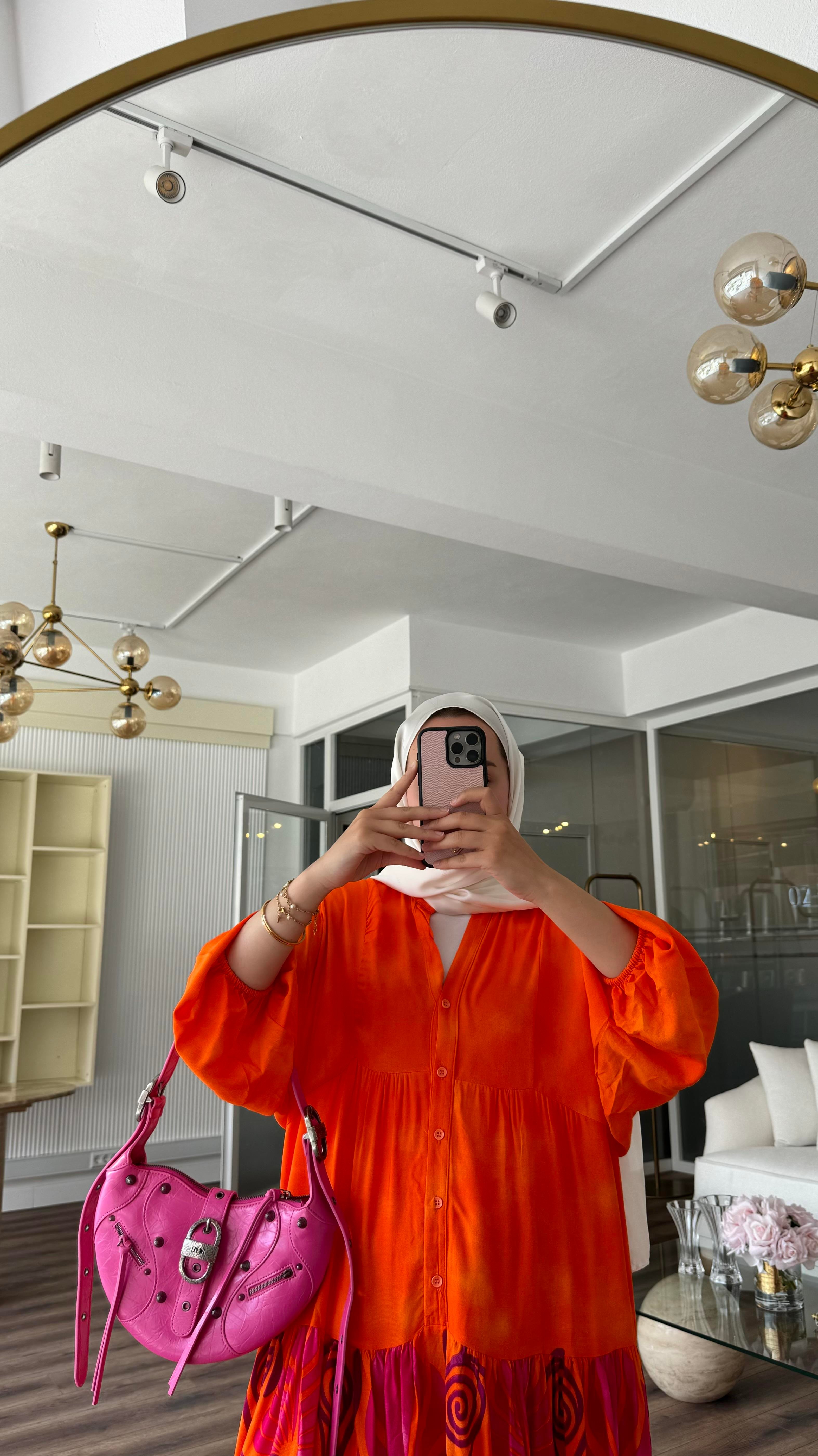 NAVY VİSKON ELBİSE