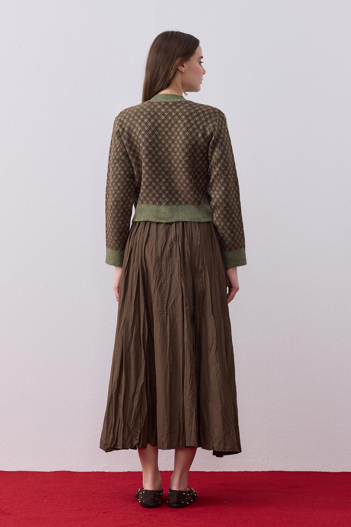 Nicole Gold Düğmeli Hırka