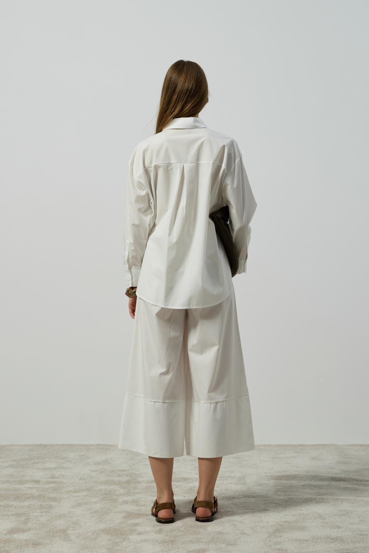 Noah Basic Poplin Takım - Beyaz