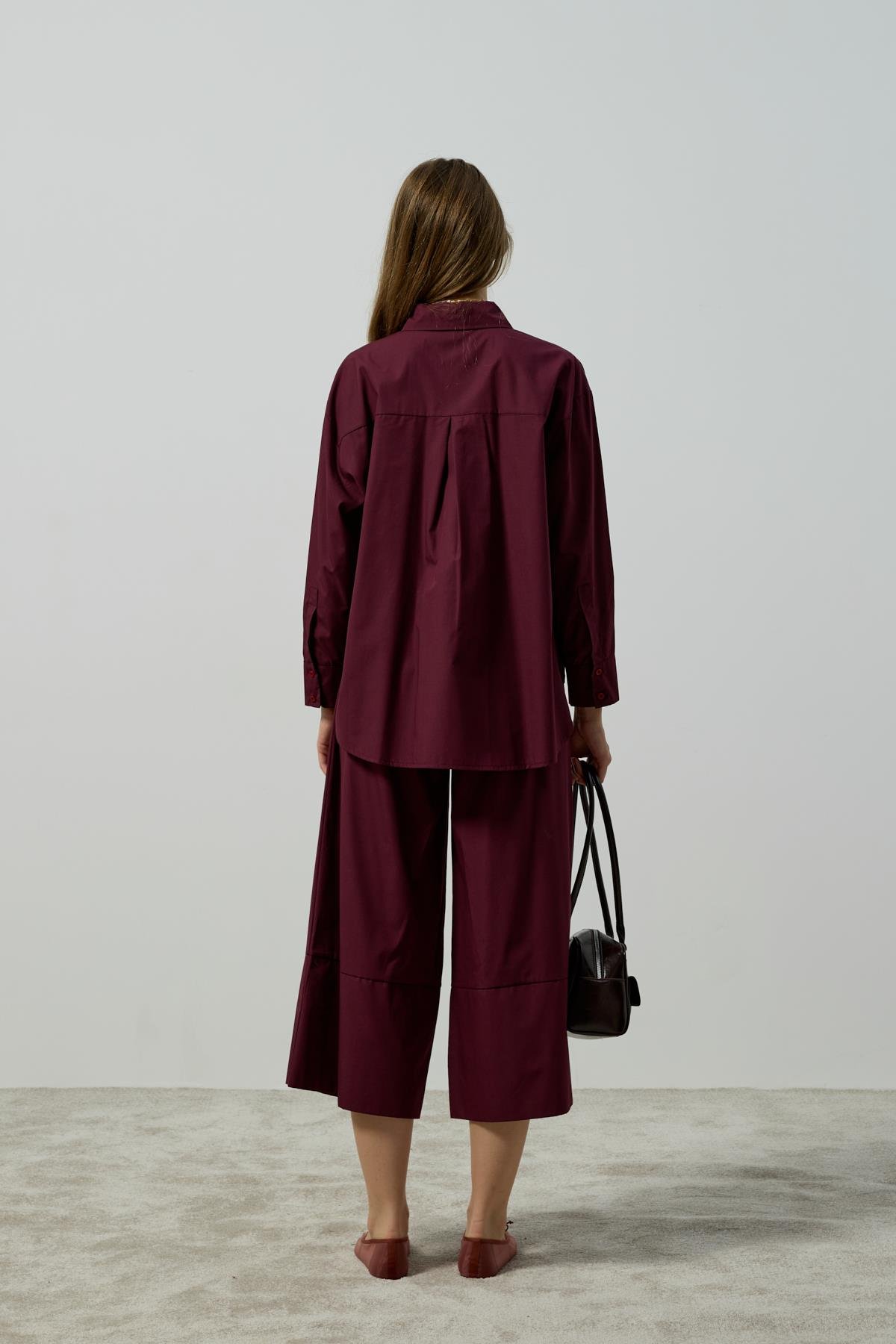 Noah Basic Poplin Takım - Mürdüm 